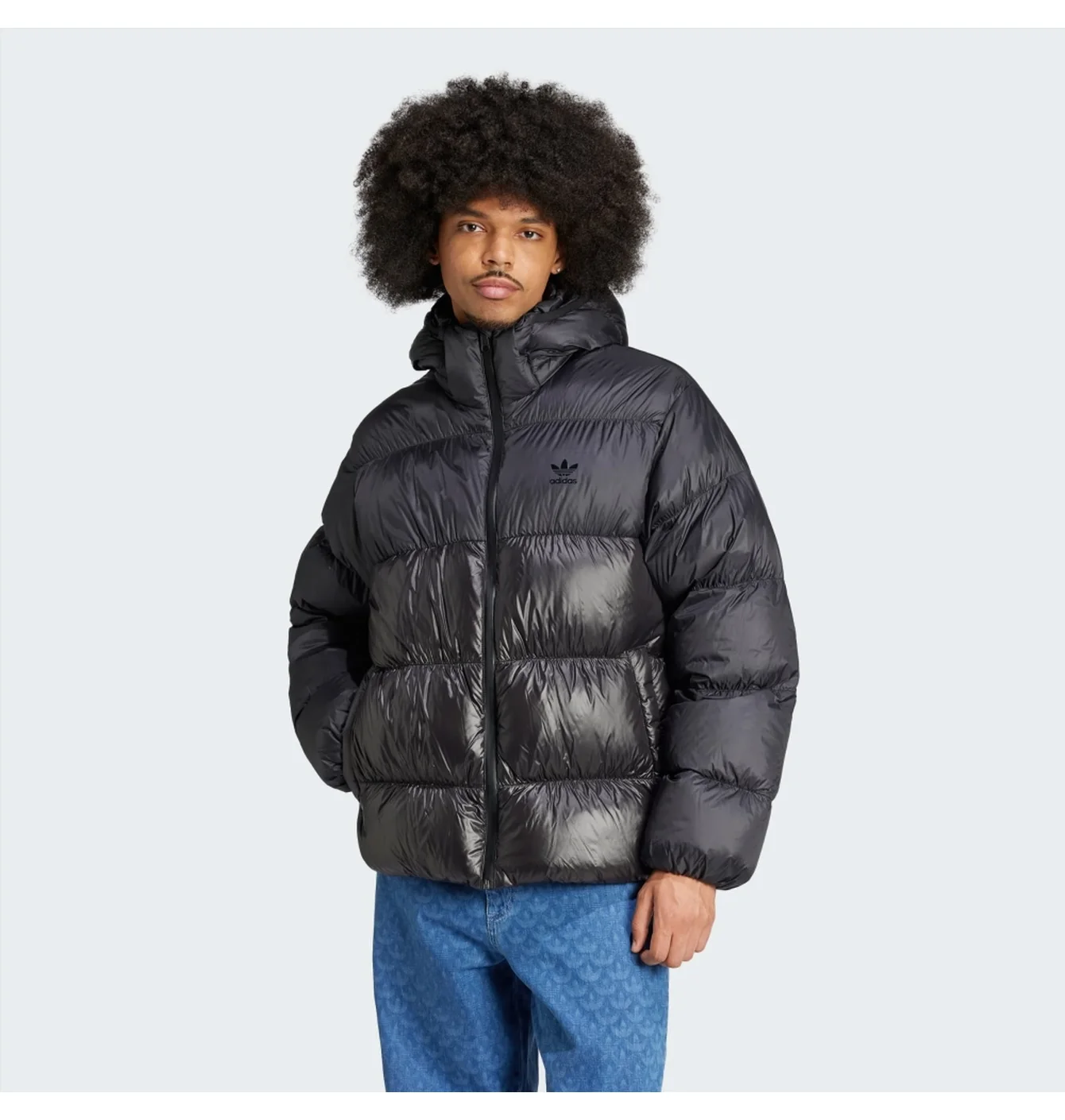 Пуховик чоловічий Adidas Adicolor Down Regen Jacket Black IW3454