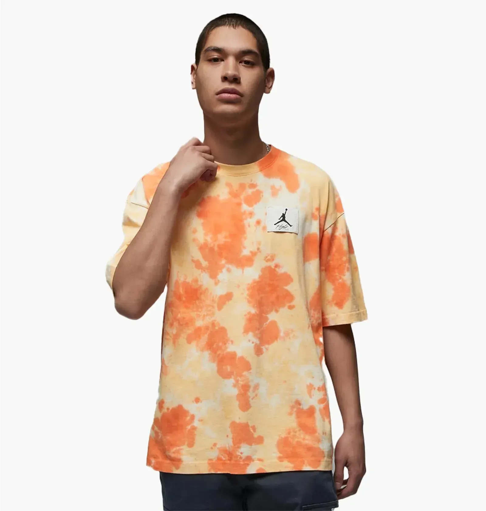 Футболка чоловіча Jordan Essentials Mens Oversized Graphic T-Shirt Orange/Beige (DX9583-112)