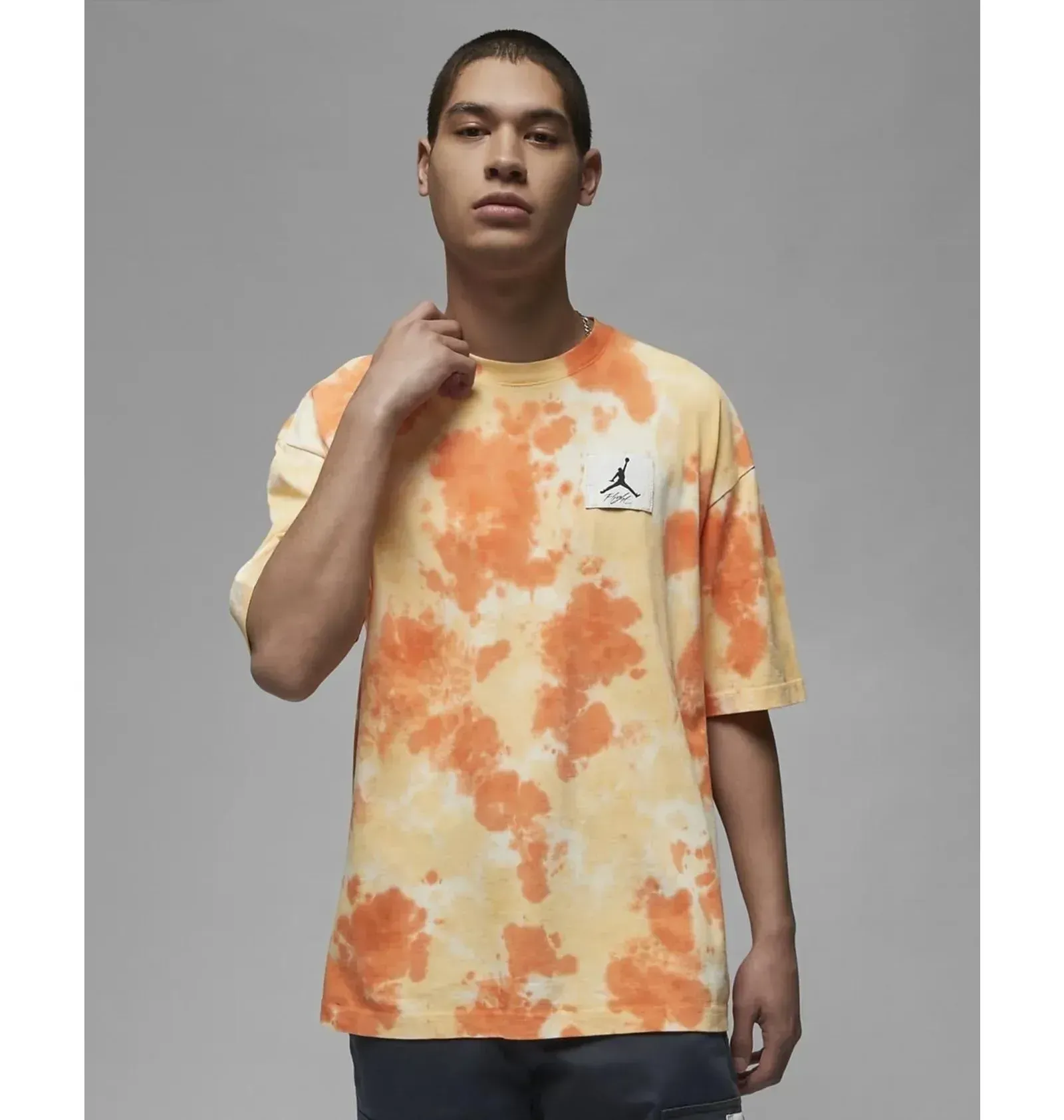 Футболка чоловіча Jordan Essentials Mens Oversized Graphic T-Shirt Orange/Beige (DX9583-112)