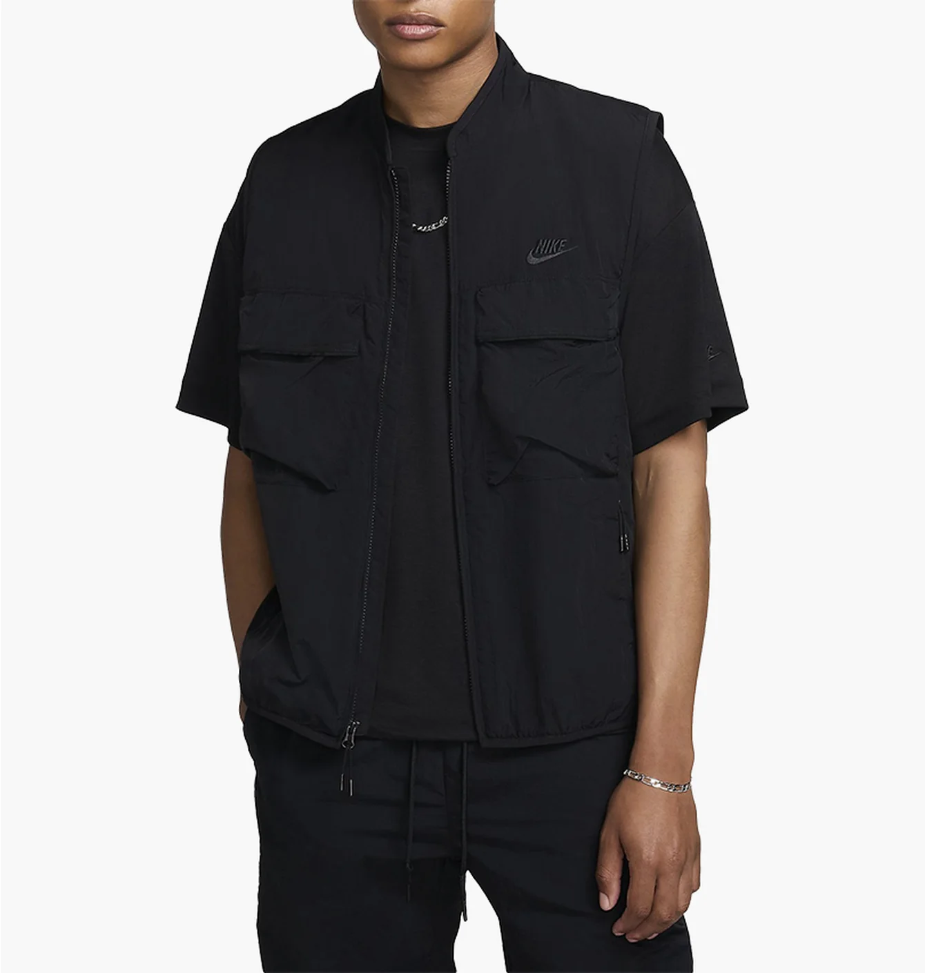 Жилетка чоловіча Nike Colete Tch Wvn Vest Black FZ0748-010
