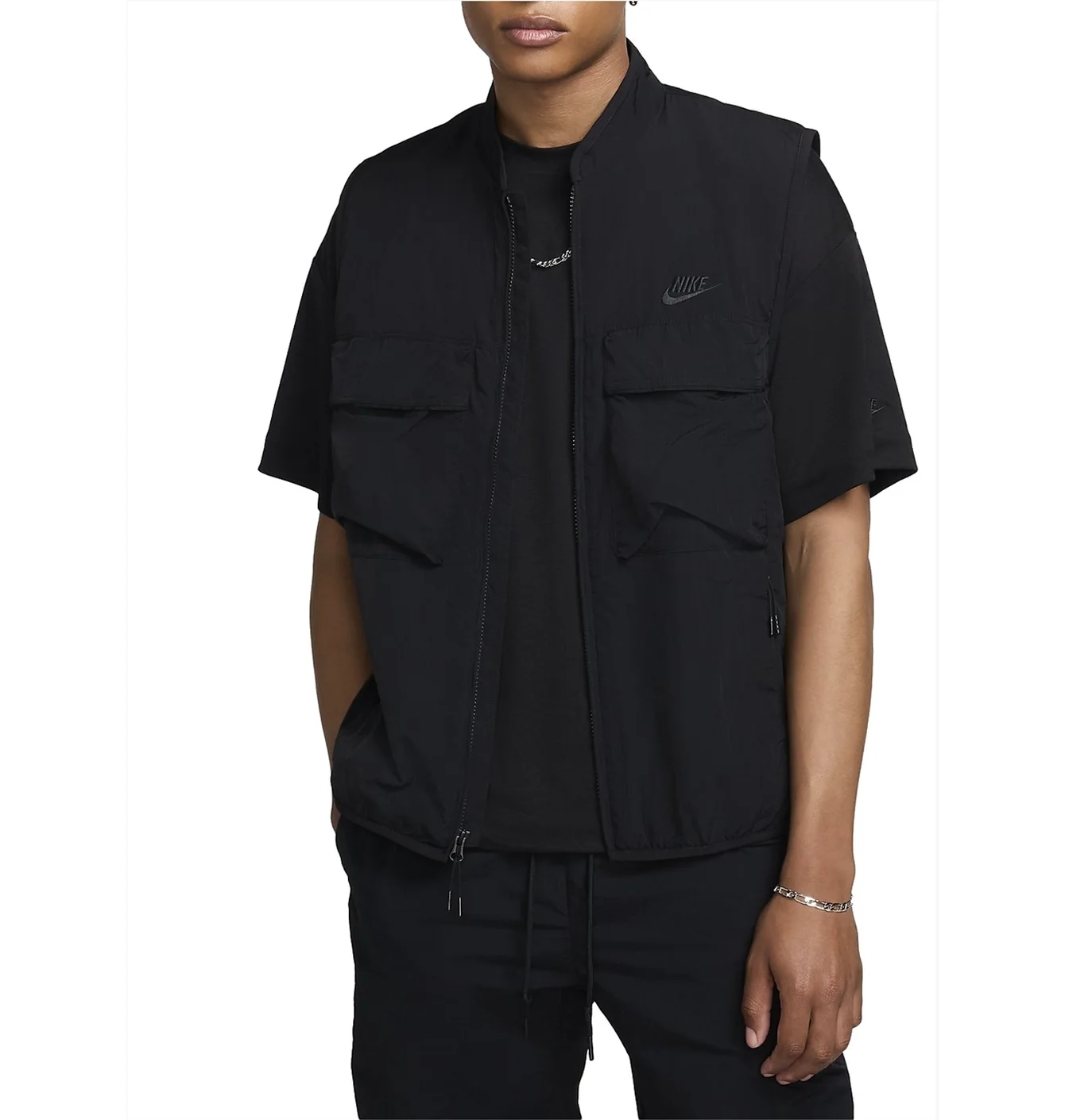 Жилетка чоловіча Nike Colete Tch Wvn Vest Black FZ0748-010