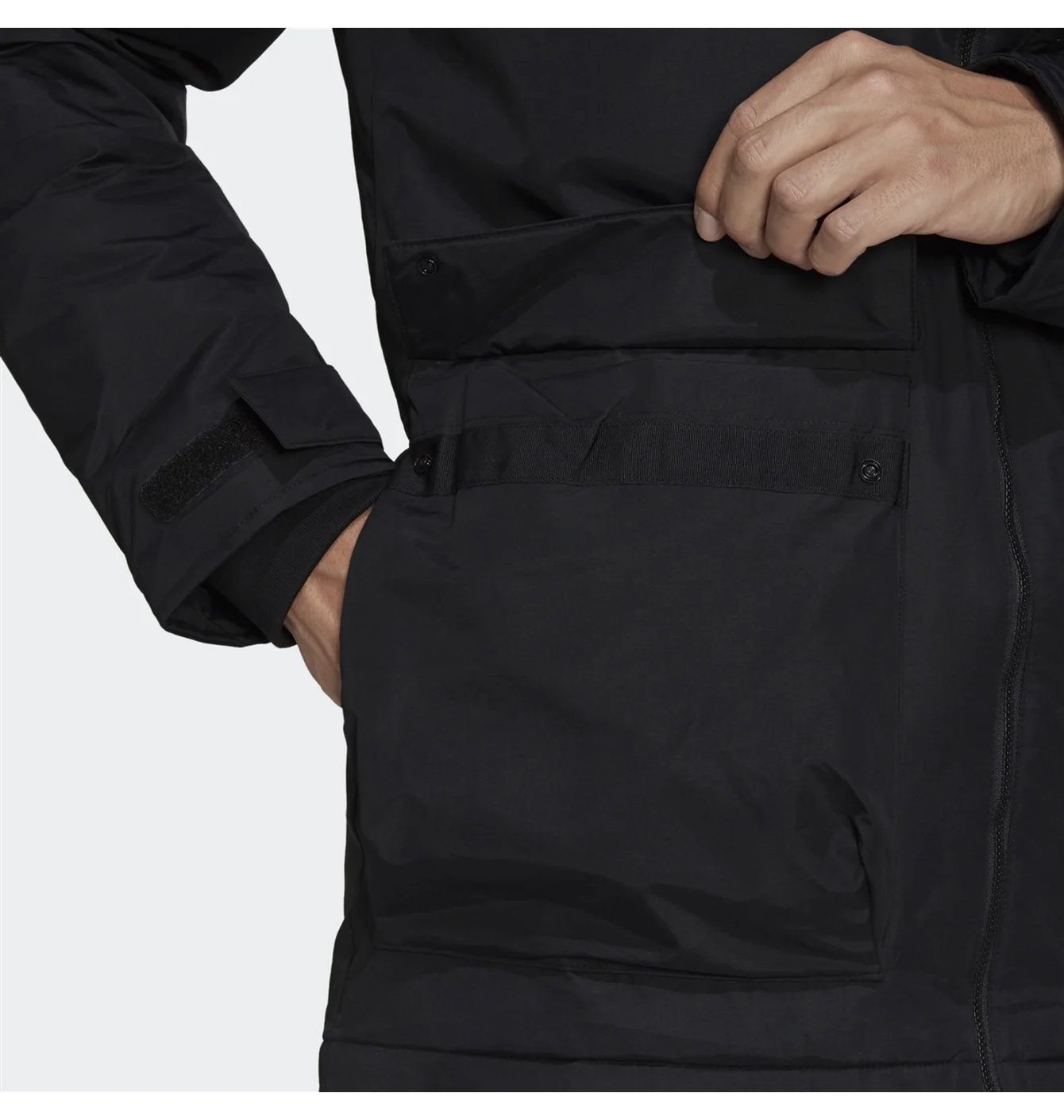 Парка чоловіча Adidas Utilitas Hooded Parka Black GT1699