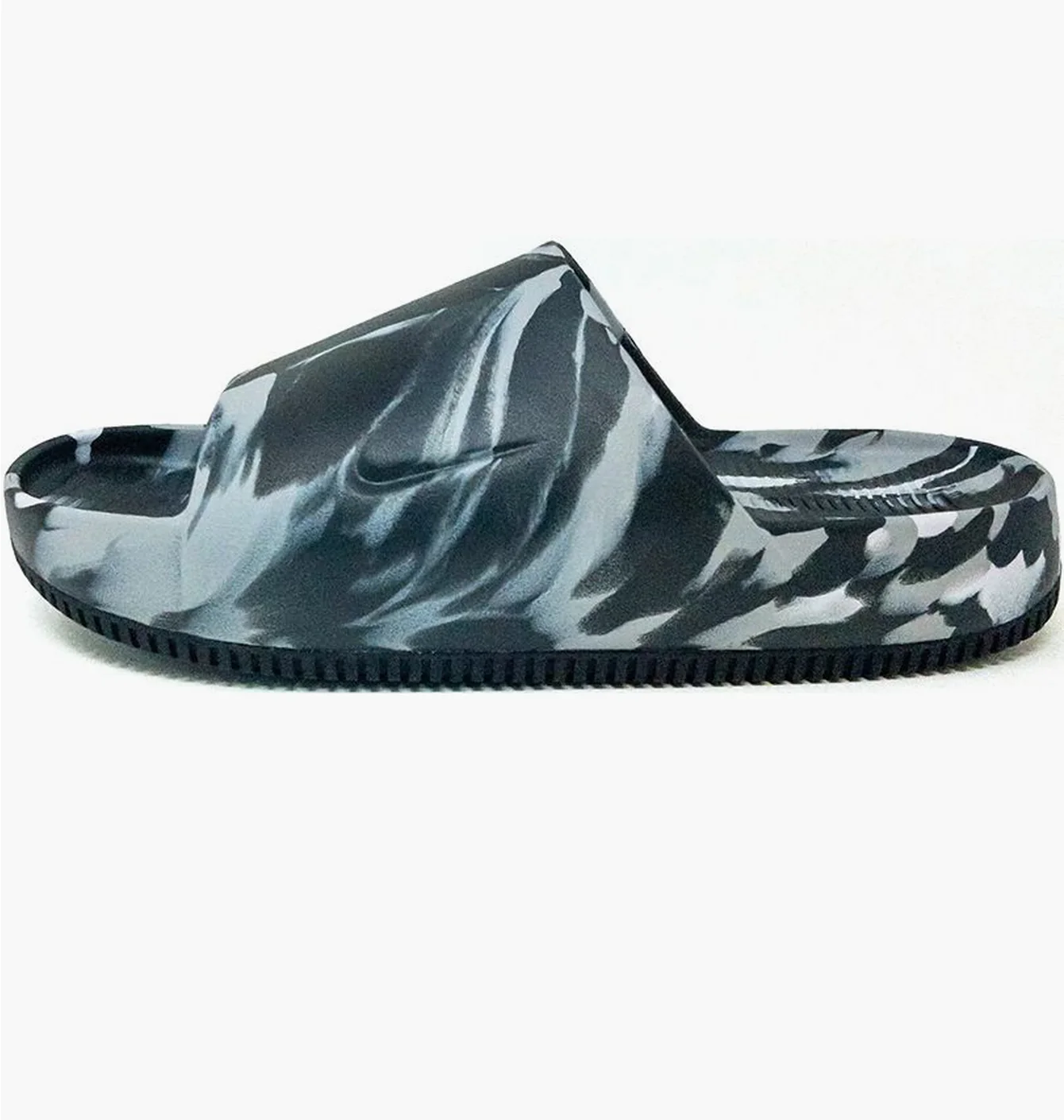Тапочки чоловічі Nike Calm Se Slide Black/Light Blue FV5637-001