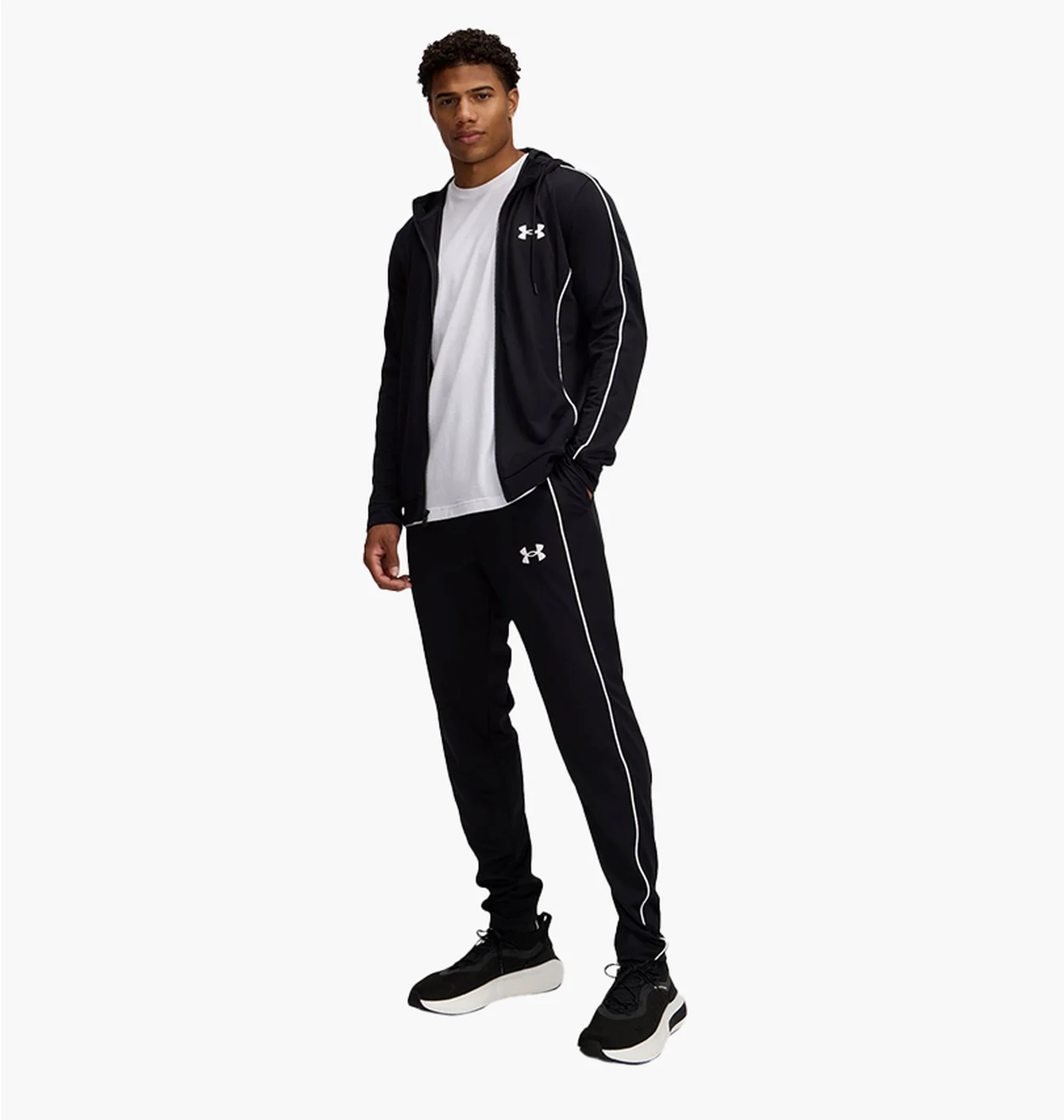 Спортивний костюм чоловічий Under Armour Emea Tracksuit Novelty Black 1390152-001