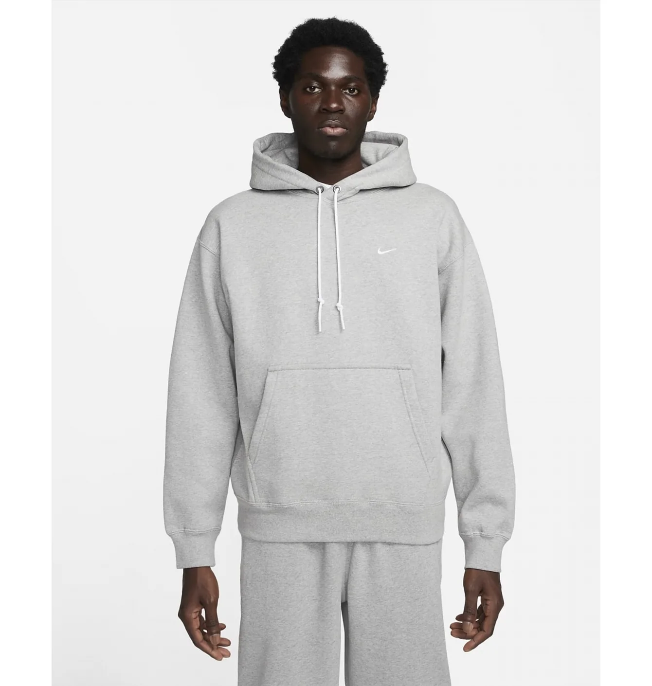Худі чоловіче Nike Solo Swoosh Hoodie Grey DX1355-063