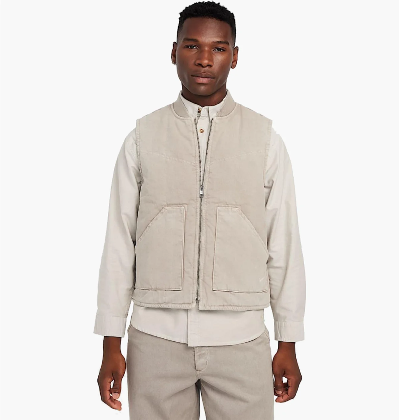 Жилетка чоловіча Nike Padded Work Vest Beige FZ6577-014