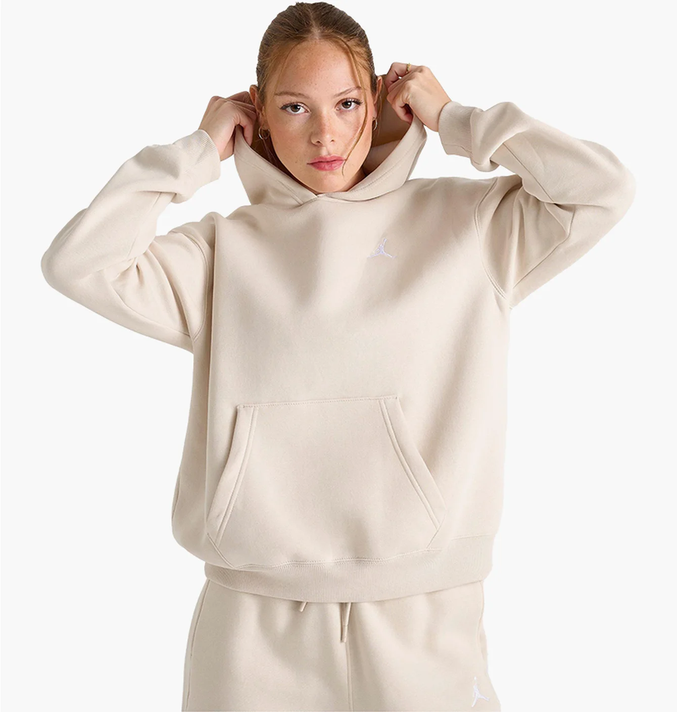 Худі жіноче Air Jordan Brooklyn Fleece Hoodie Beige FV7071-203