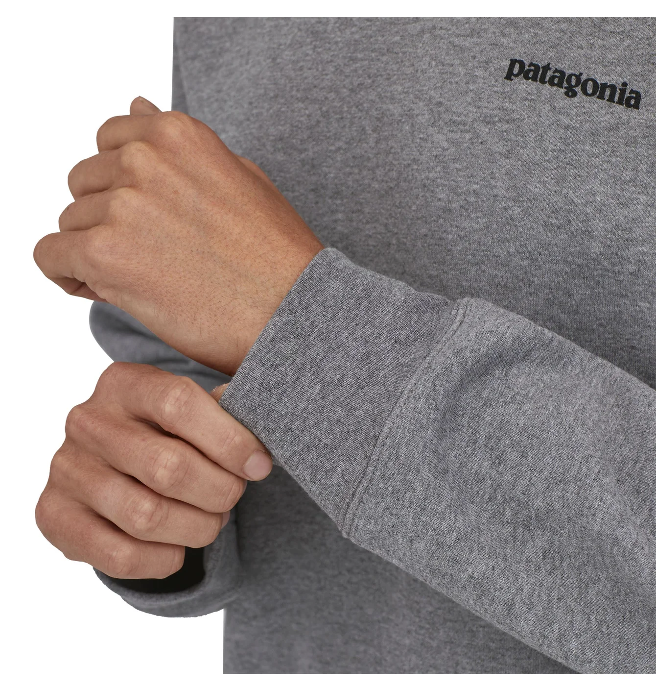 Світшот чоловічий Patagonia P-6 Logo Uprisal Crew Sweatshirt Gravel Heather Grey Glh39657