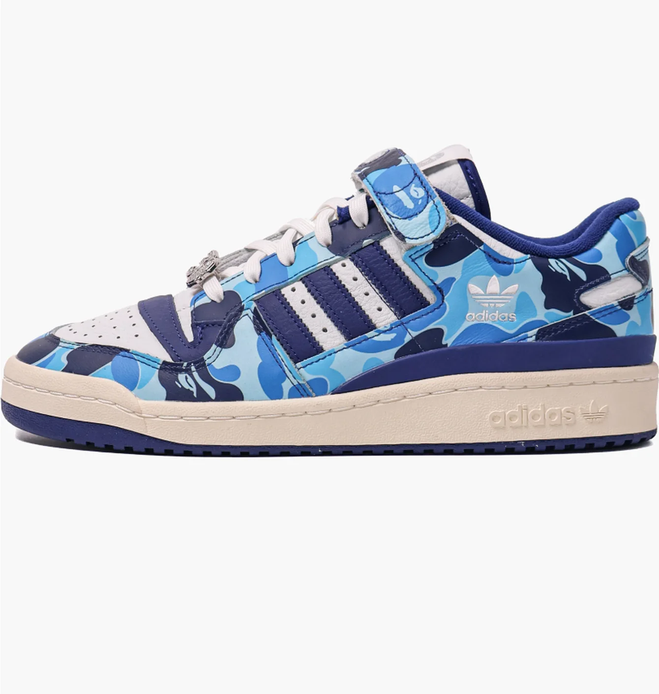 Кросівки чоловічі Adidas Forum 84 Bape Low Light Blue ID4772