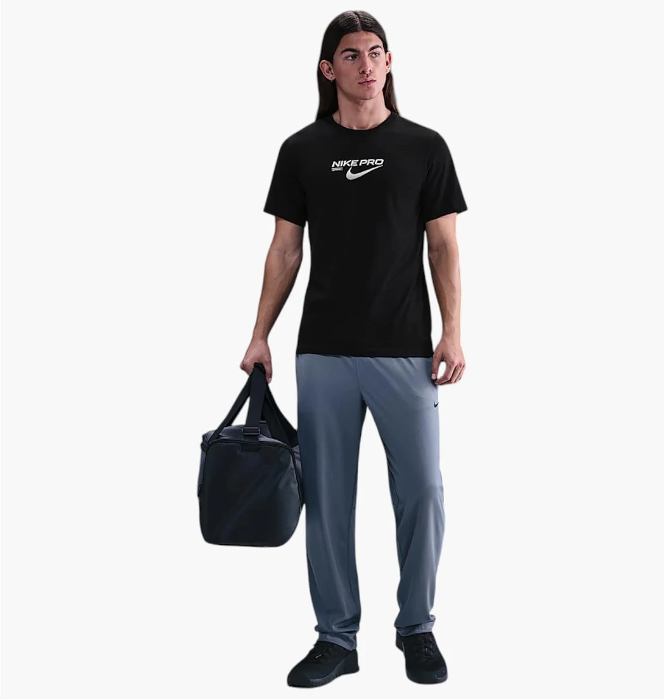 Футболка чоловіча Nike Df Pro Training Black HV4131-010