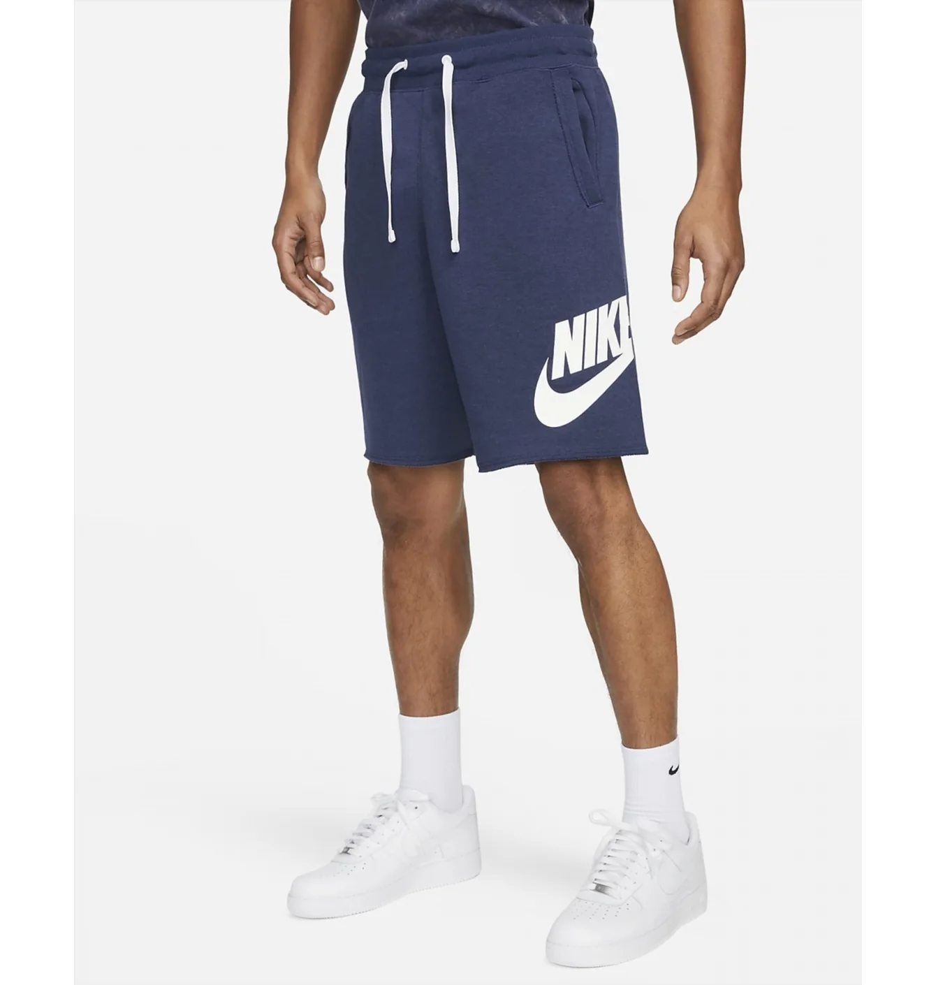 Шорти чоловічі Nike Club Alumni Mens French Terry Blue Dx0502-410