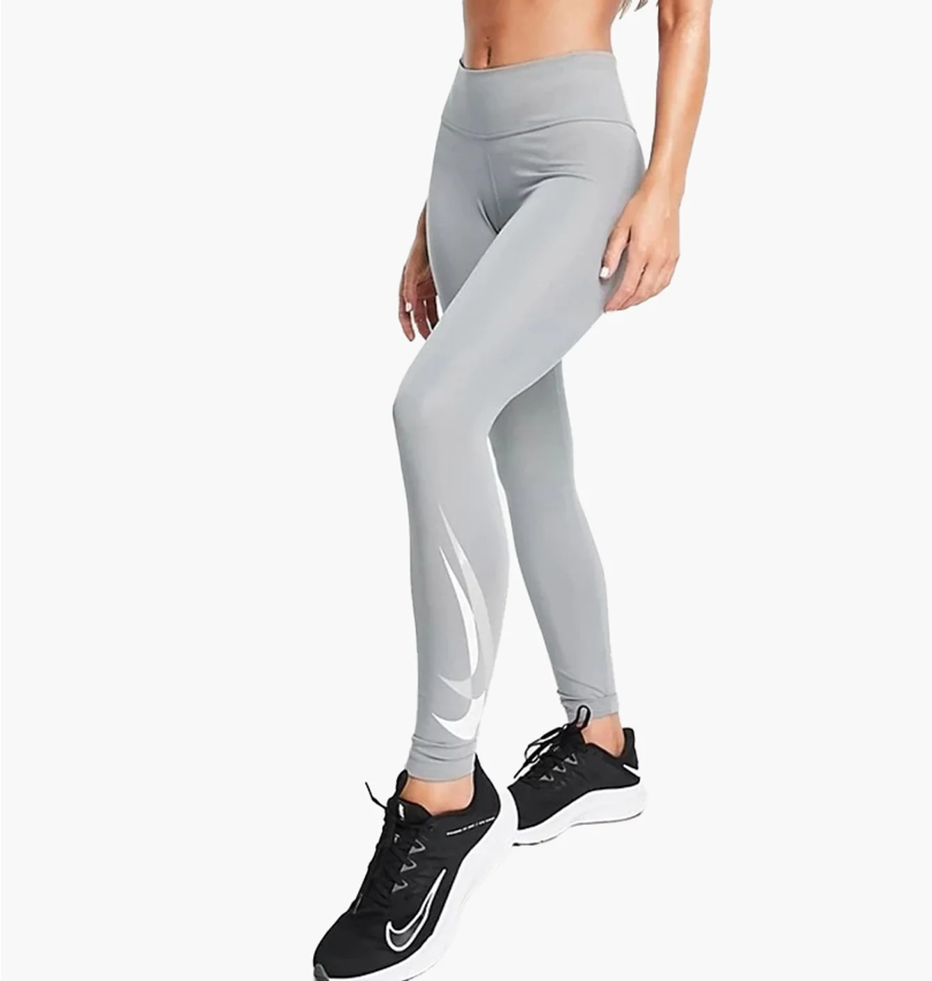 Легінси жіночі Nike Running Swoosh Grey DV7253-073
