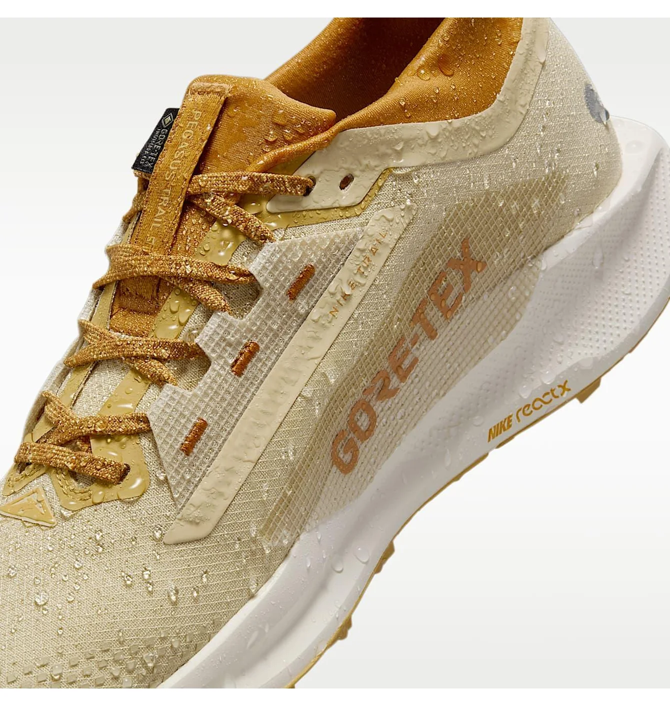Кросівки жіночі Nike Reactx Pegasus Trail 5 Gtx Sp Beige HQ7494-700