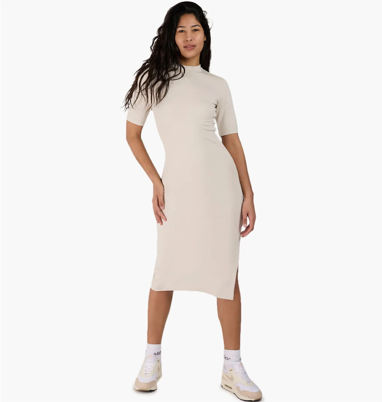 Плаття жіноче Nike Nsw Essntl Midi Dress Beige DV7878-104