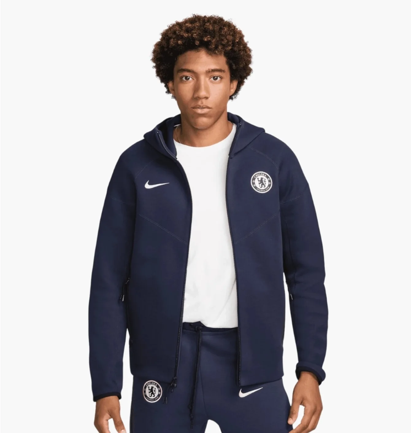 Толстовка чоловіча Nike Tech Fleece Blue FZ4175-452