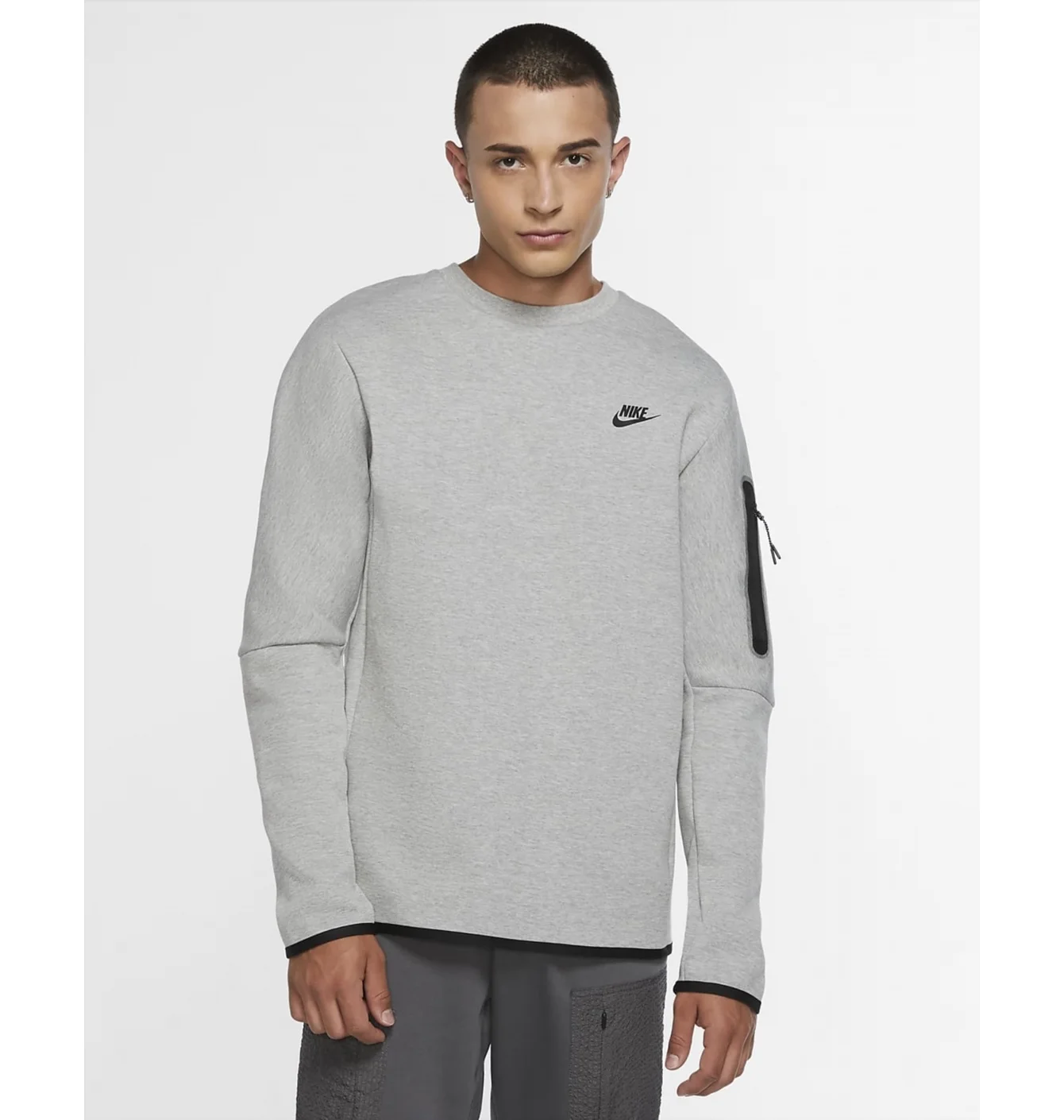 Світшот чоловічий Nike Nsw Tech Fleece Crew Grey CU4505-063