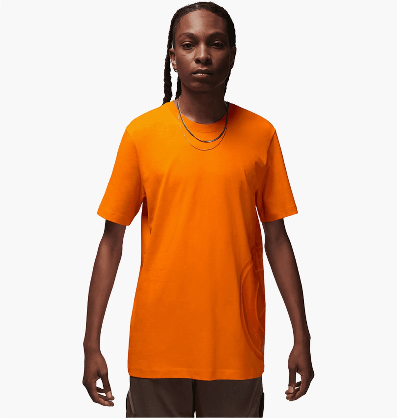 Футболка чоловіча Air Jordan Paris Saint-Germain Orange DZ2917-834