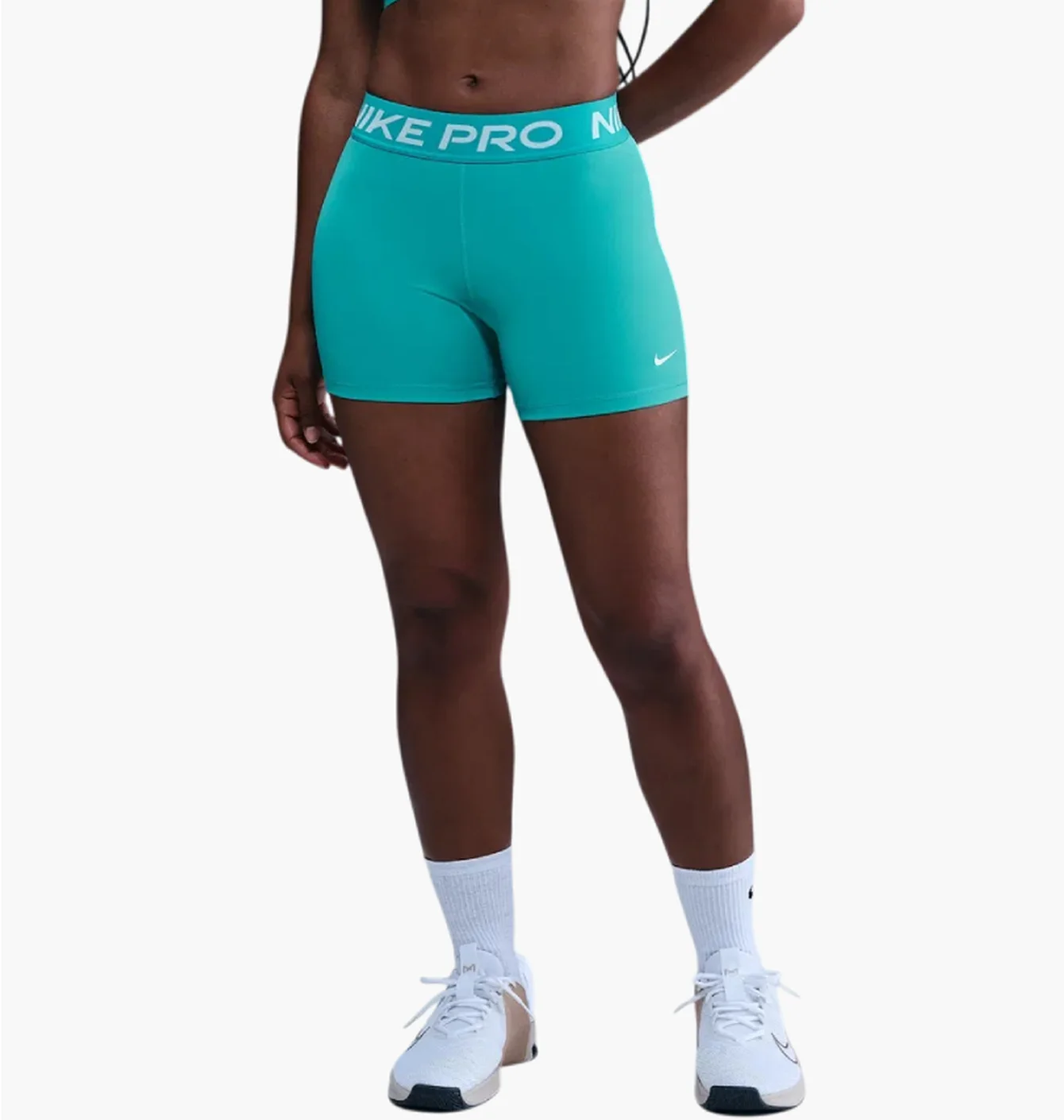 Шорти жіночі Nike Pro Turquoise CZ9831-345