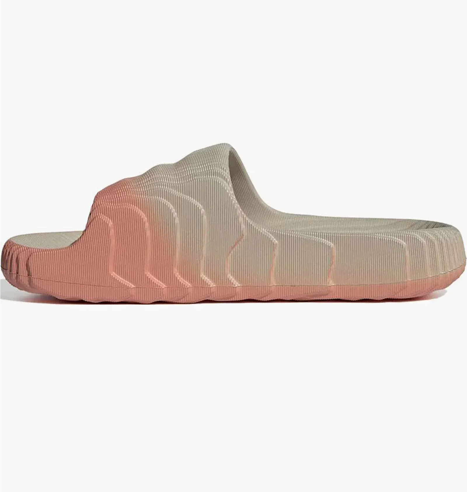 Тапочки унісекс Adidas Adilette 22 Grey/Peach (IF3673)