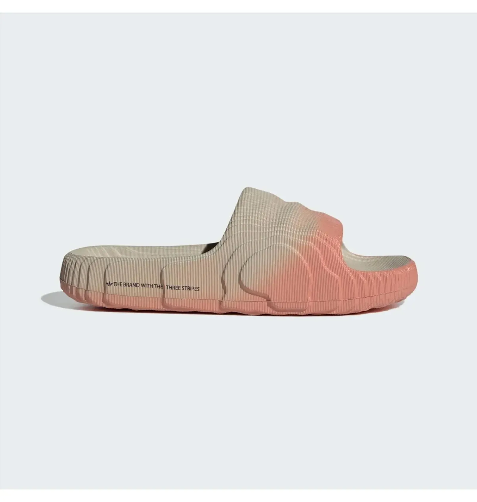 Тапочки унісекс Adidas Adilette 22 Grey/Peach (IF3673)