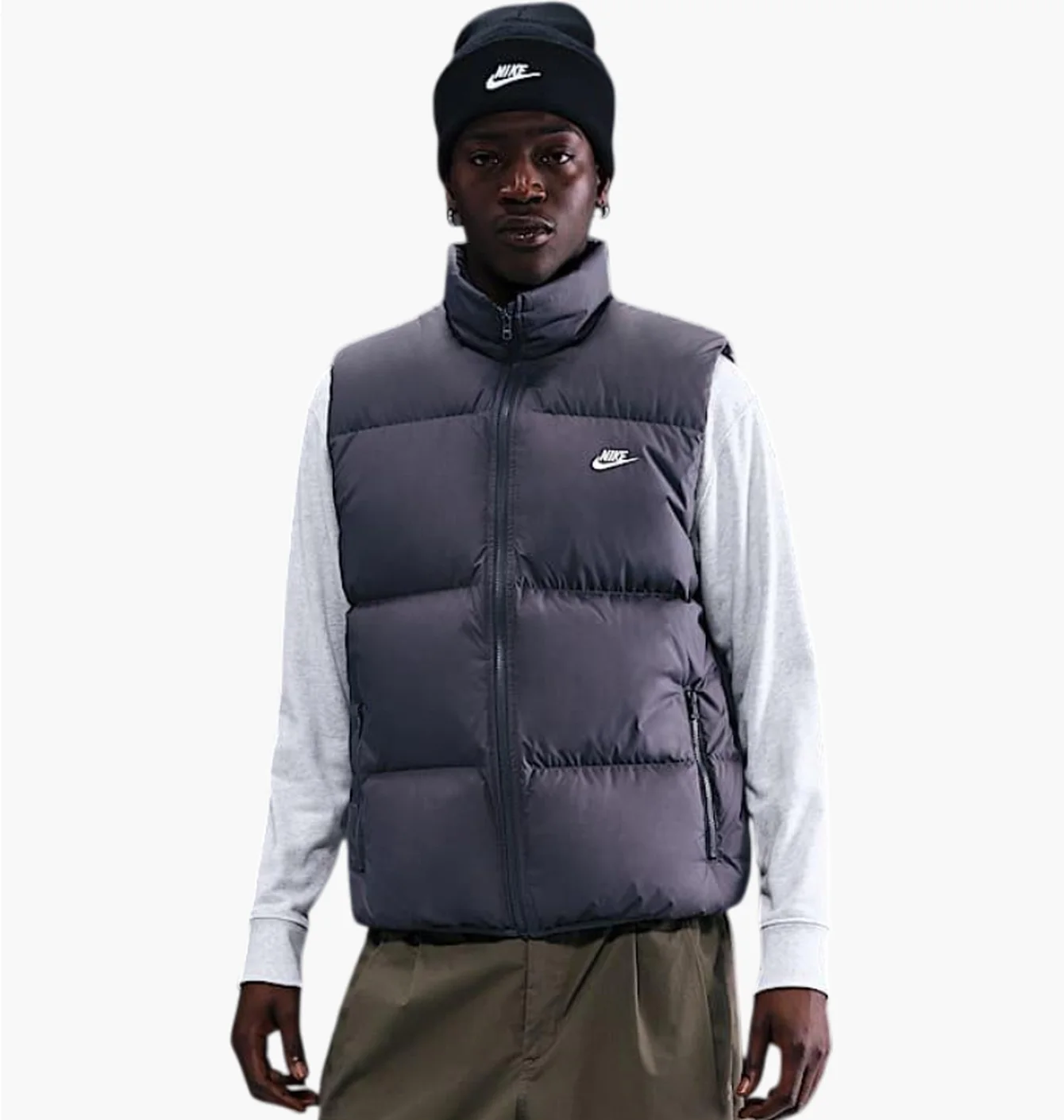 Жилетка чоловіча Nike Club Puffer Grey IB2977-068