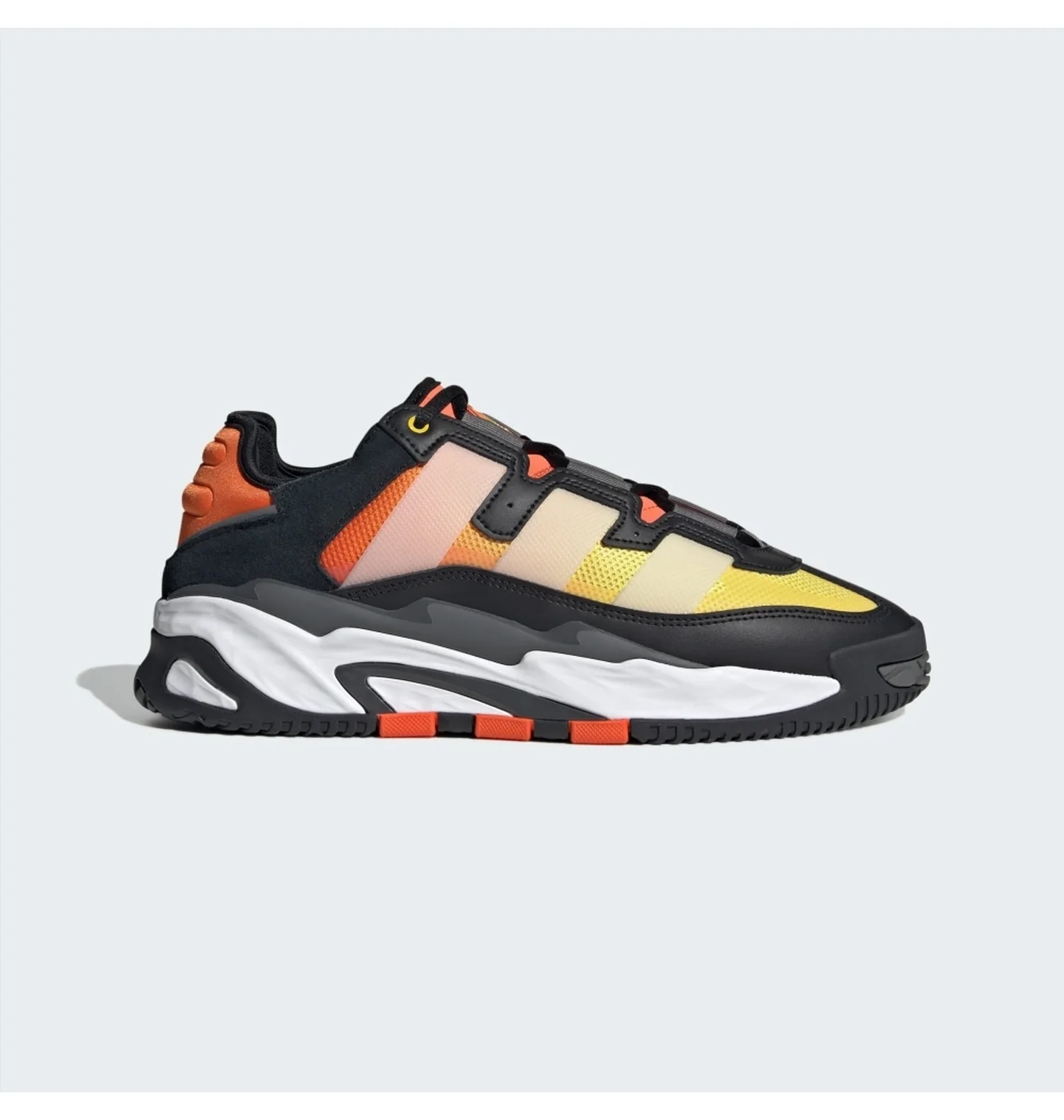 Кросівки чоловічі Adidas Niteball Shoes Black/Orange ID8074