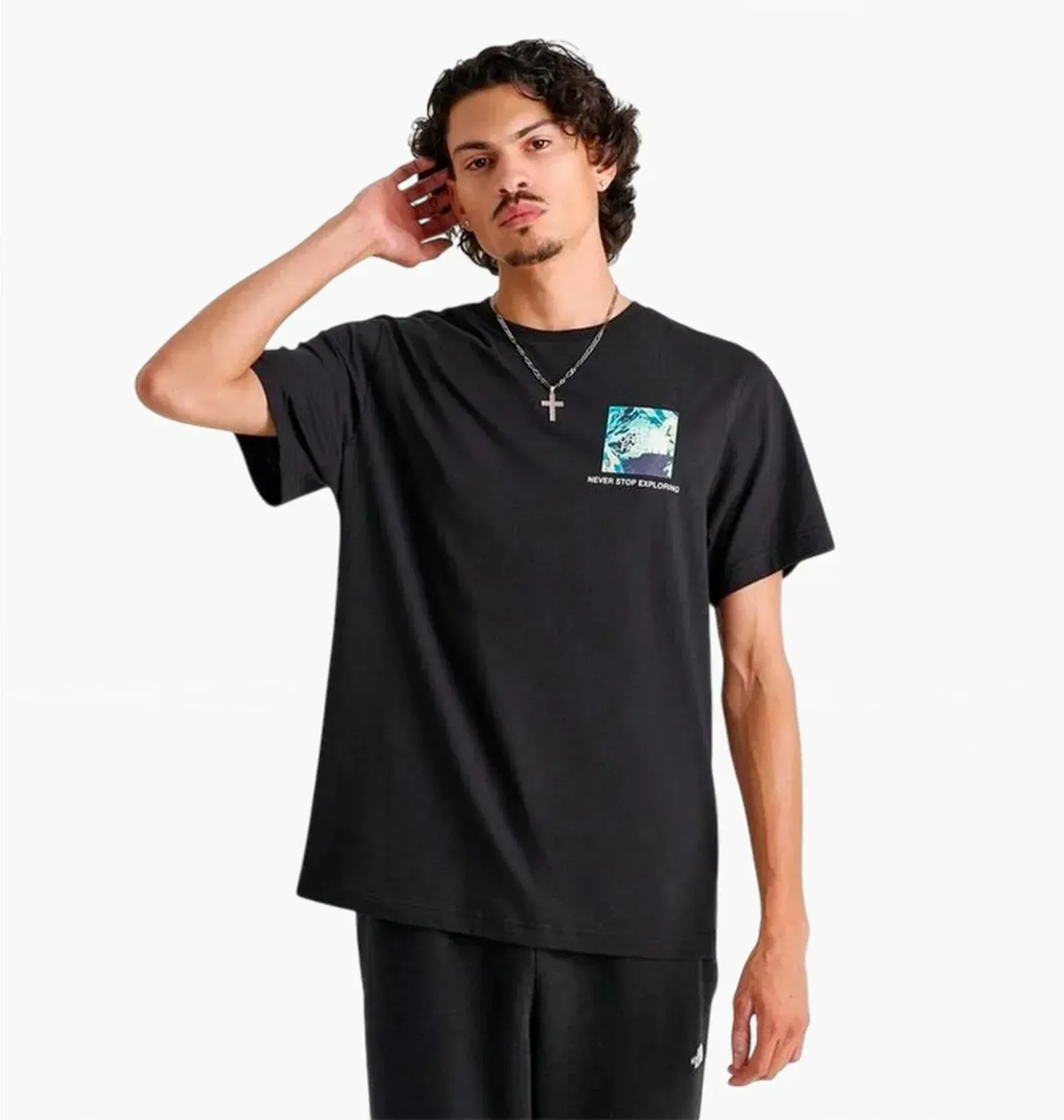 Футболка чоловіча The North Face Heat Map Black (NF0A8GCU-00)