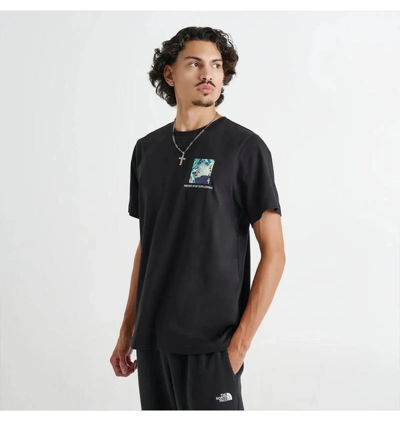 Футболка чоловіча The North Face Heat Map Black (NF0A8GCU-00)