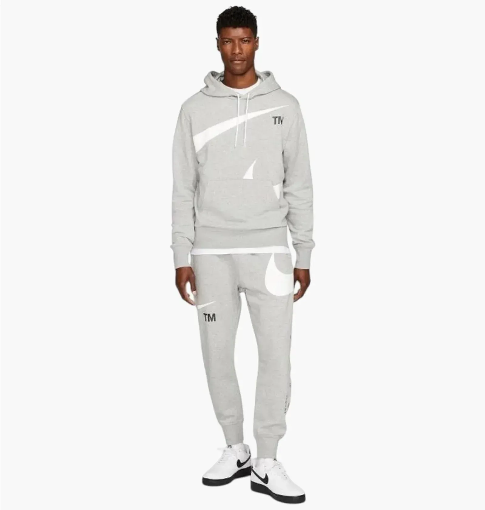 Спортивний костюм чоловічий Nike Sportswear Swoosh Grey (DR8912-063__DR8951-063)