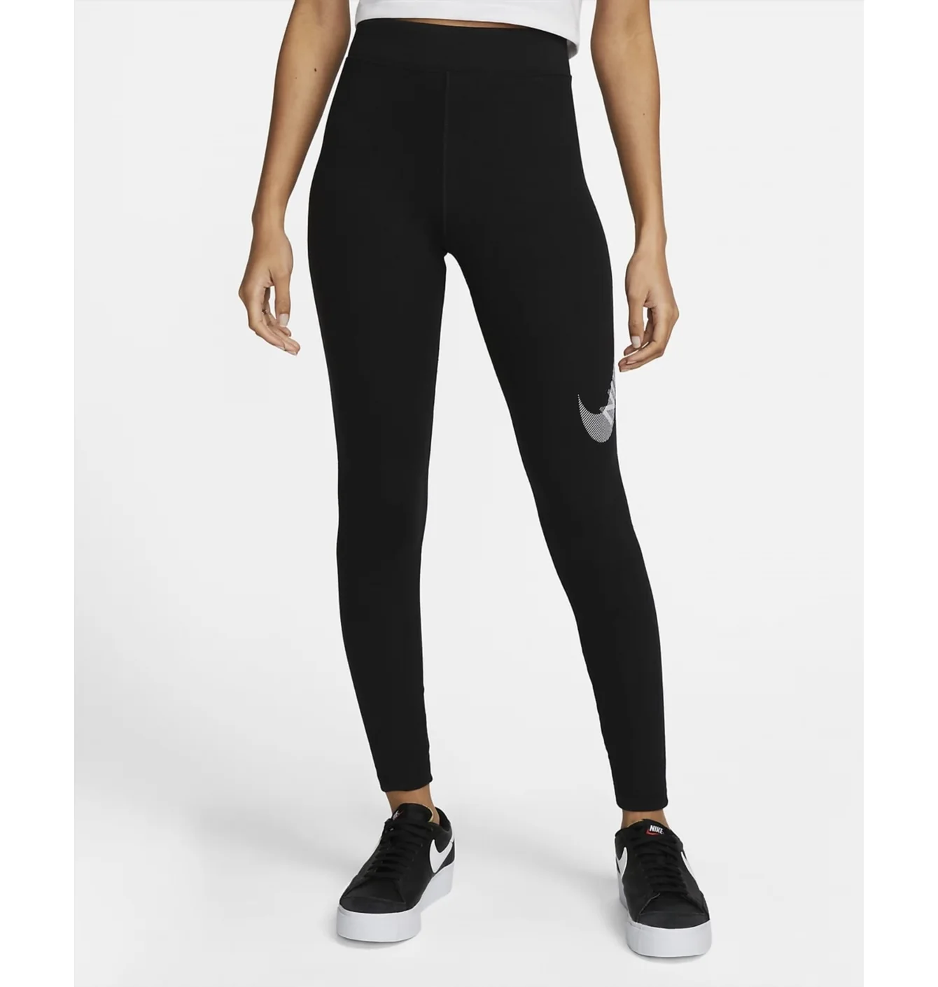 Легінси жіночі Nike Sportswear Swoosh Leggings Black Dr5617-010
