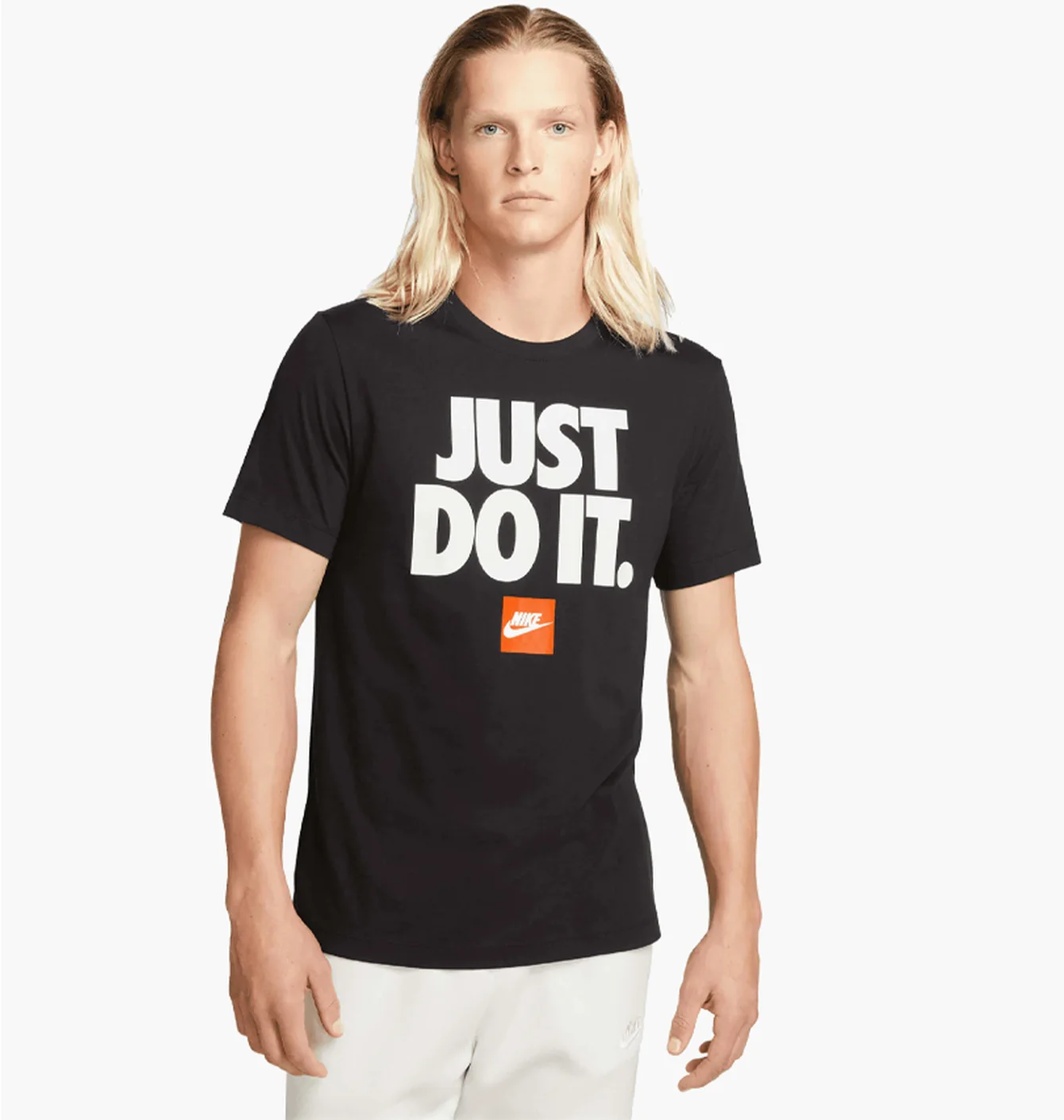 Футболка чоловіча Nike Sportswear Just Do It Verbiage Black Dz2989-010