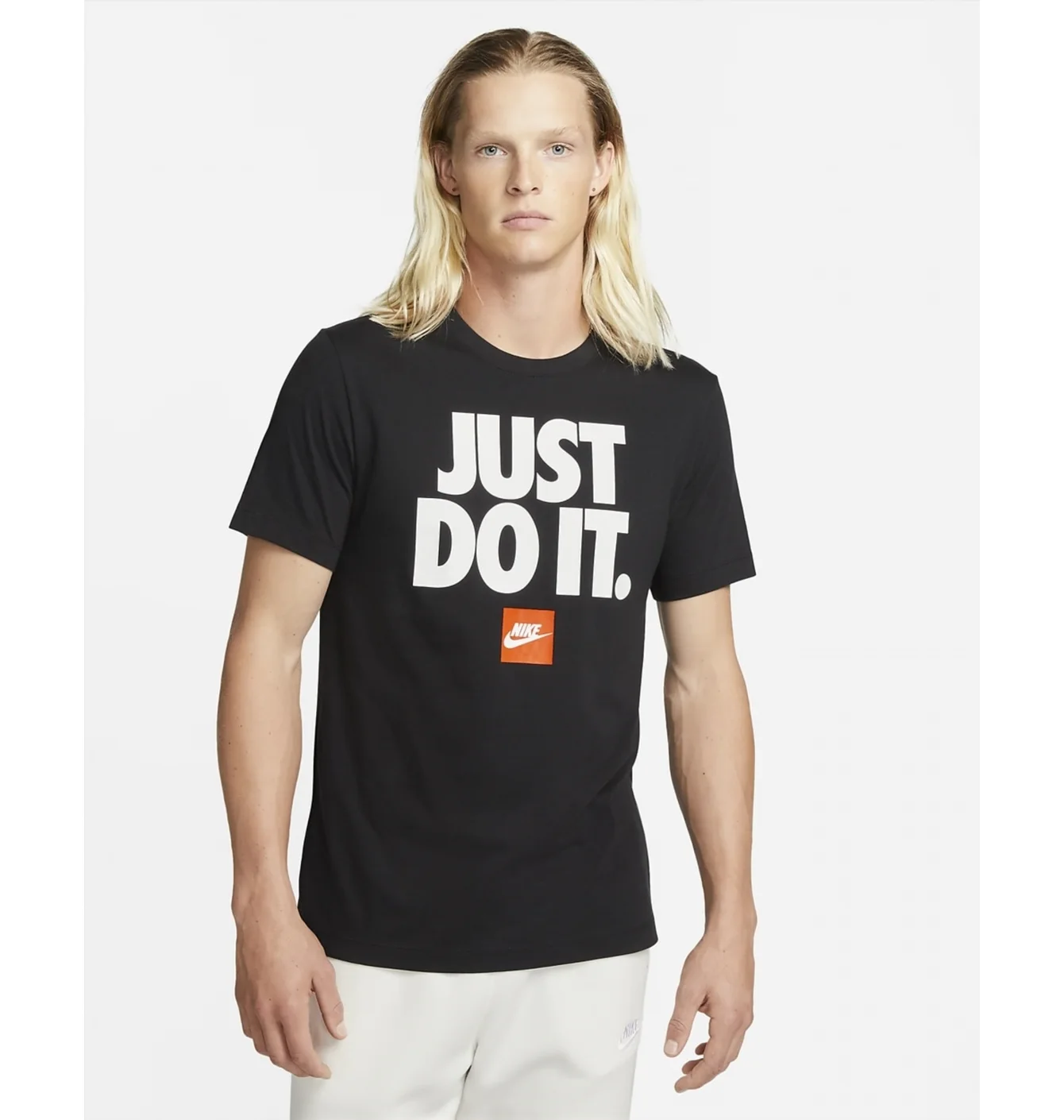 Футболка чоловіча Nike Sportswear Just Do It Verbiage Black Dz2989-010