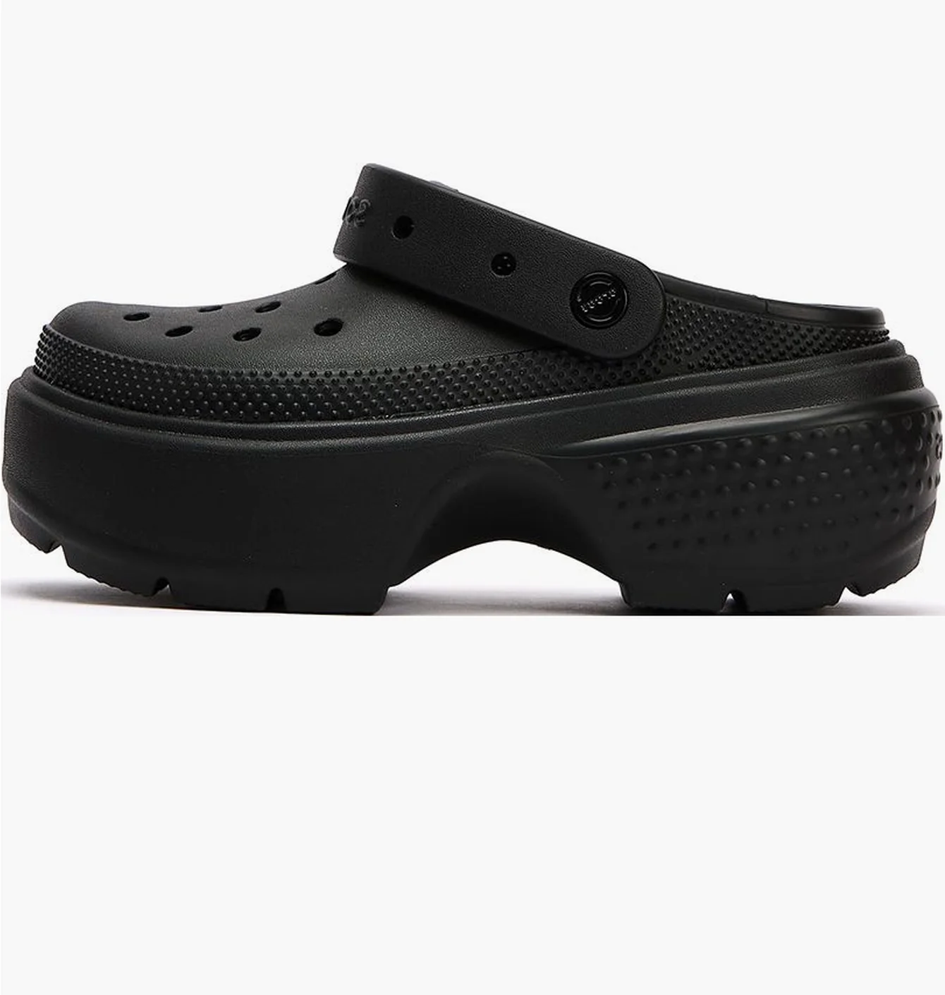Тапочки жіночі CROCS Stomp Clog Black 209347-001