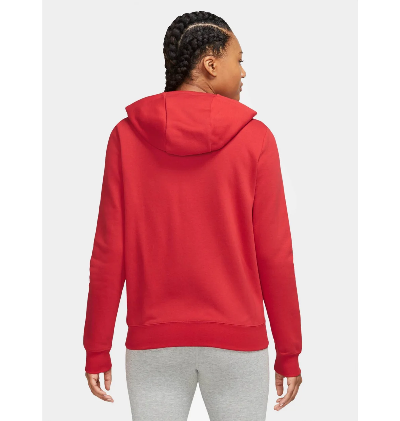 Толстовка жіноча Nike W Nsw Club Flc Fz Hoodie Std Red DQ5471-657