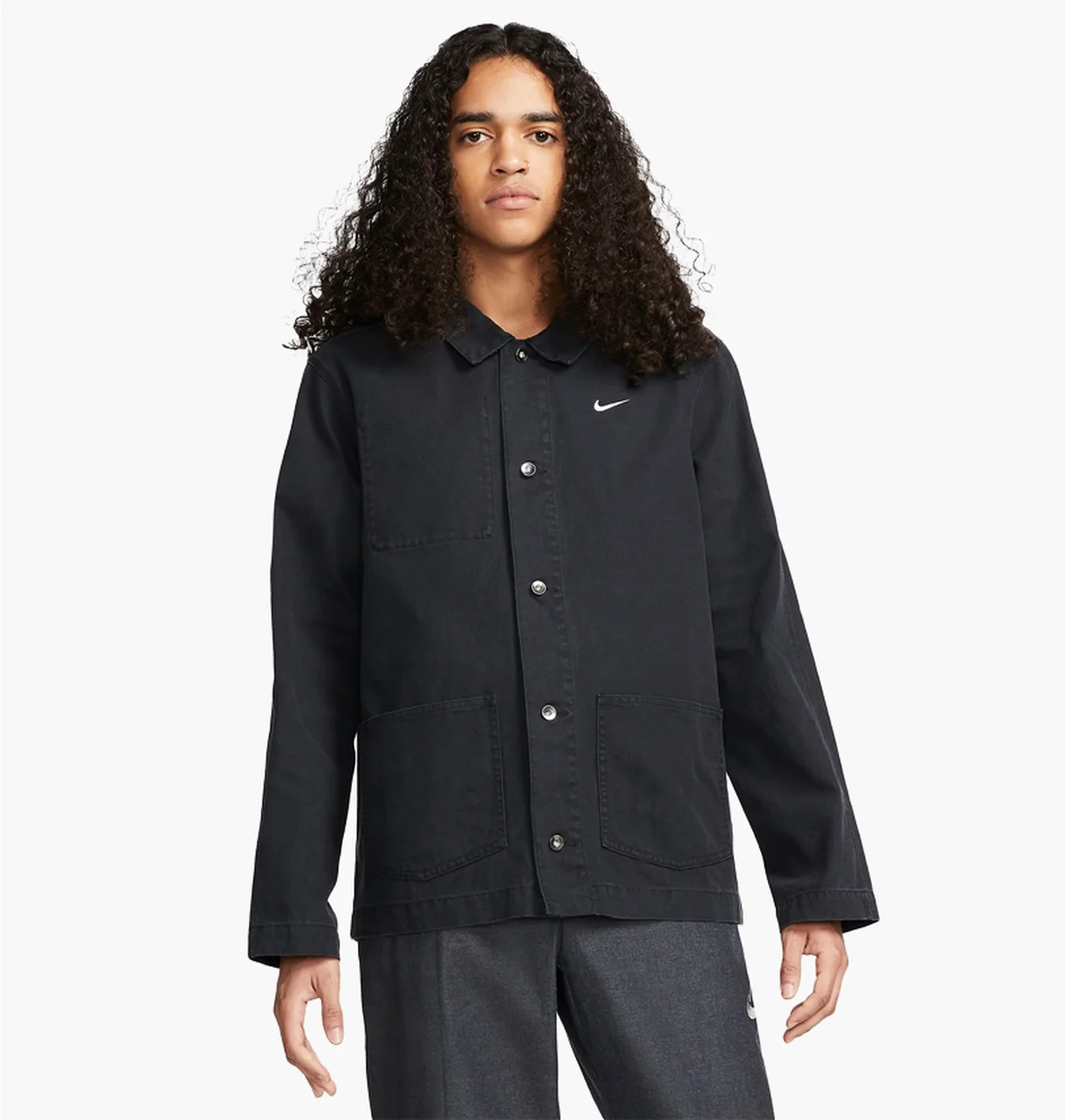 Сорочка чоловіча Nike Life MenS Unlined Chore Coat Black DQ5184-010