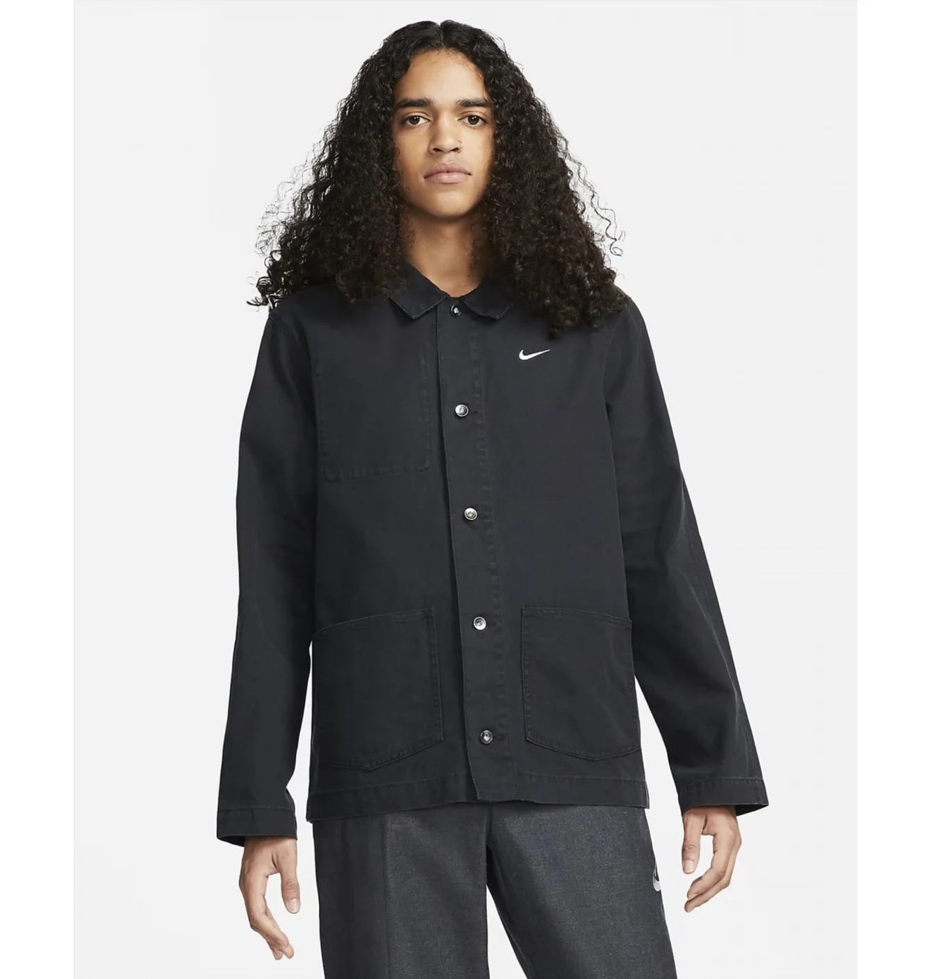 Сорочка чоловіча Nike Life MenS Unlined Chore Coat Black DQ5184-010