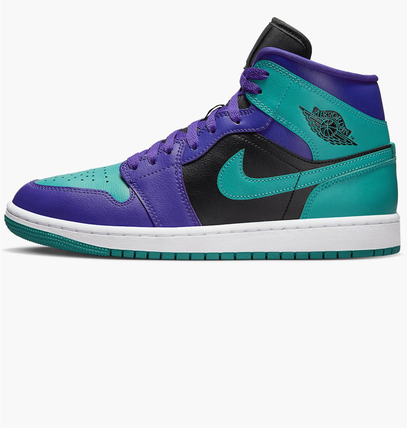 Кросівки жіночі Air Jordan W 1 Mid Violet/Turquoise BQ6472-502