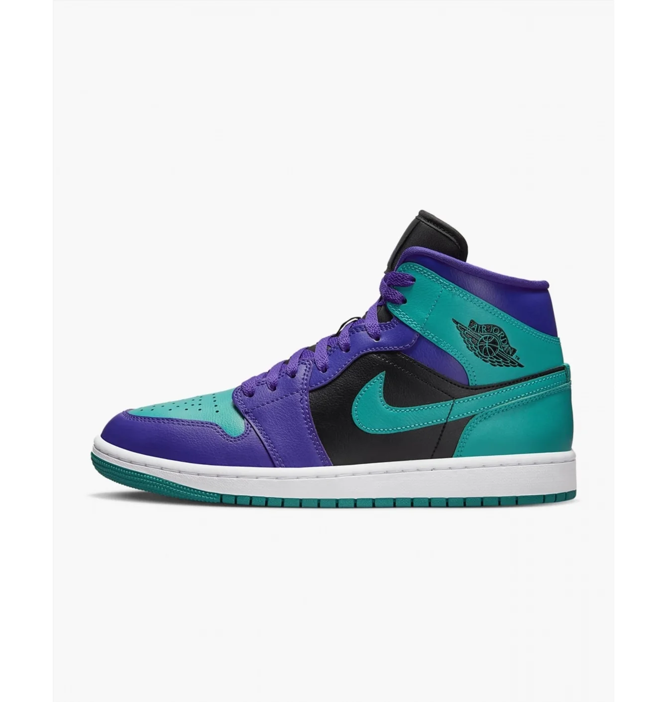 Кросівки жіночі Air Jordan W 1 Mid Violet/Turquoise BQ6472-502