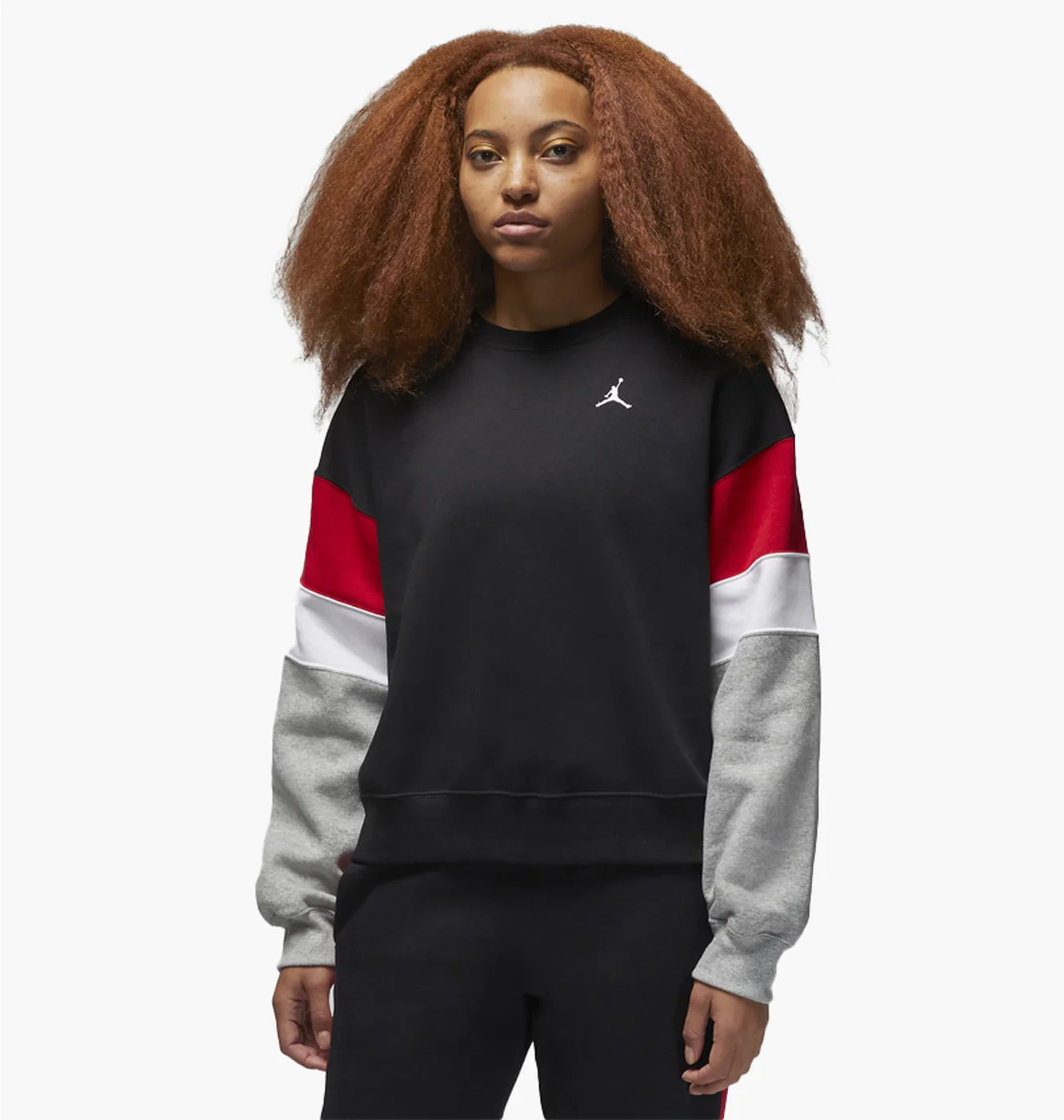 Світшот жіночий Air Jordan Brooklyn Fleece Crewneck Sweatshirt Black FB5174-010