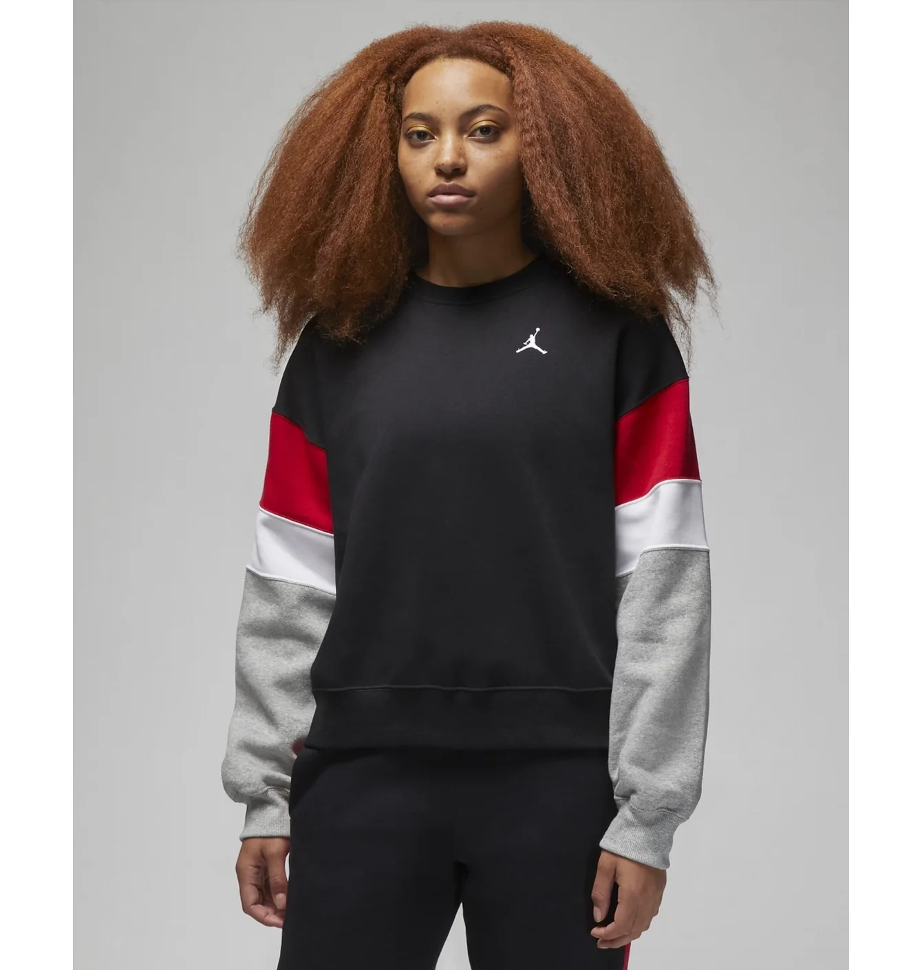 Світшот жіночий Air Jordan Brooklyn Fleece Crewneck Sweatshirt Black FB5174-010