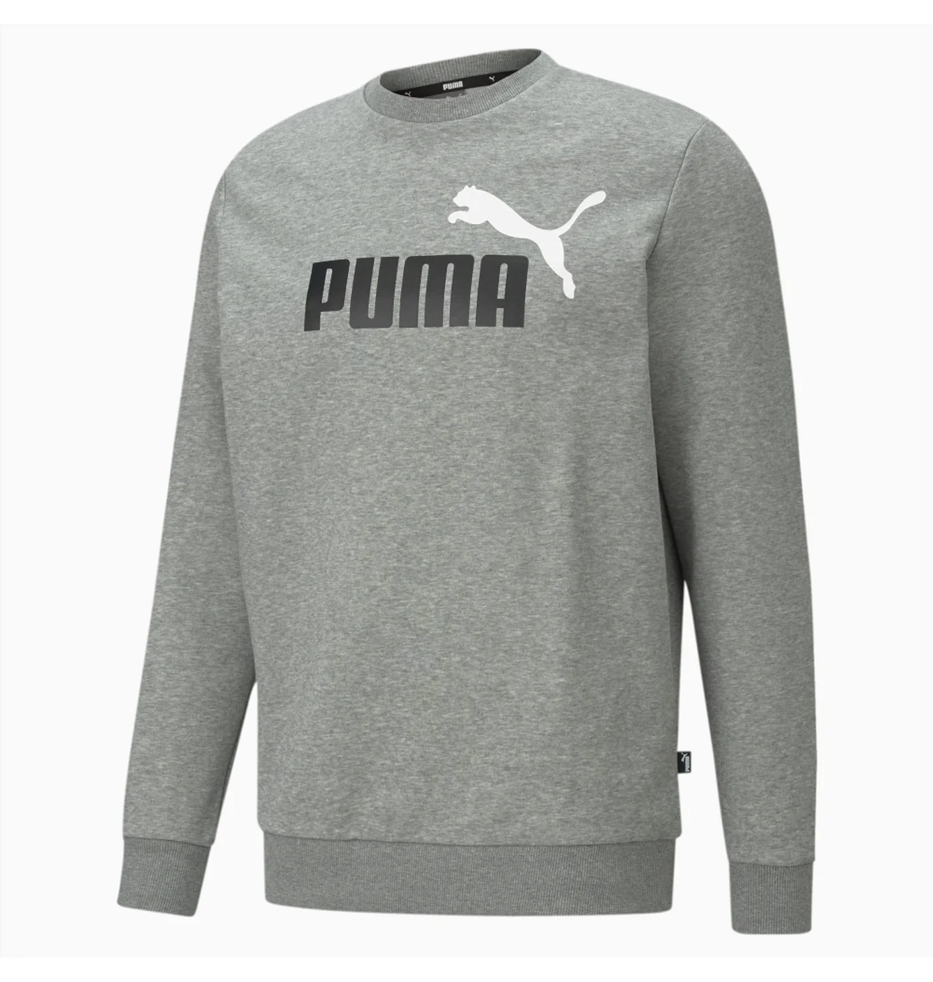 Світшот чоловічий Puma Essentials+ Two-Tone Big Logo Grey 586762-03