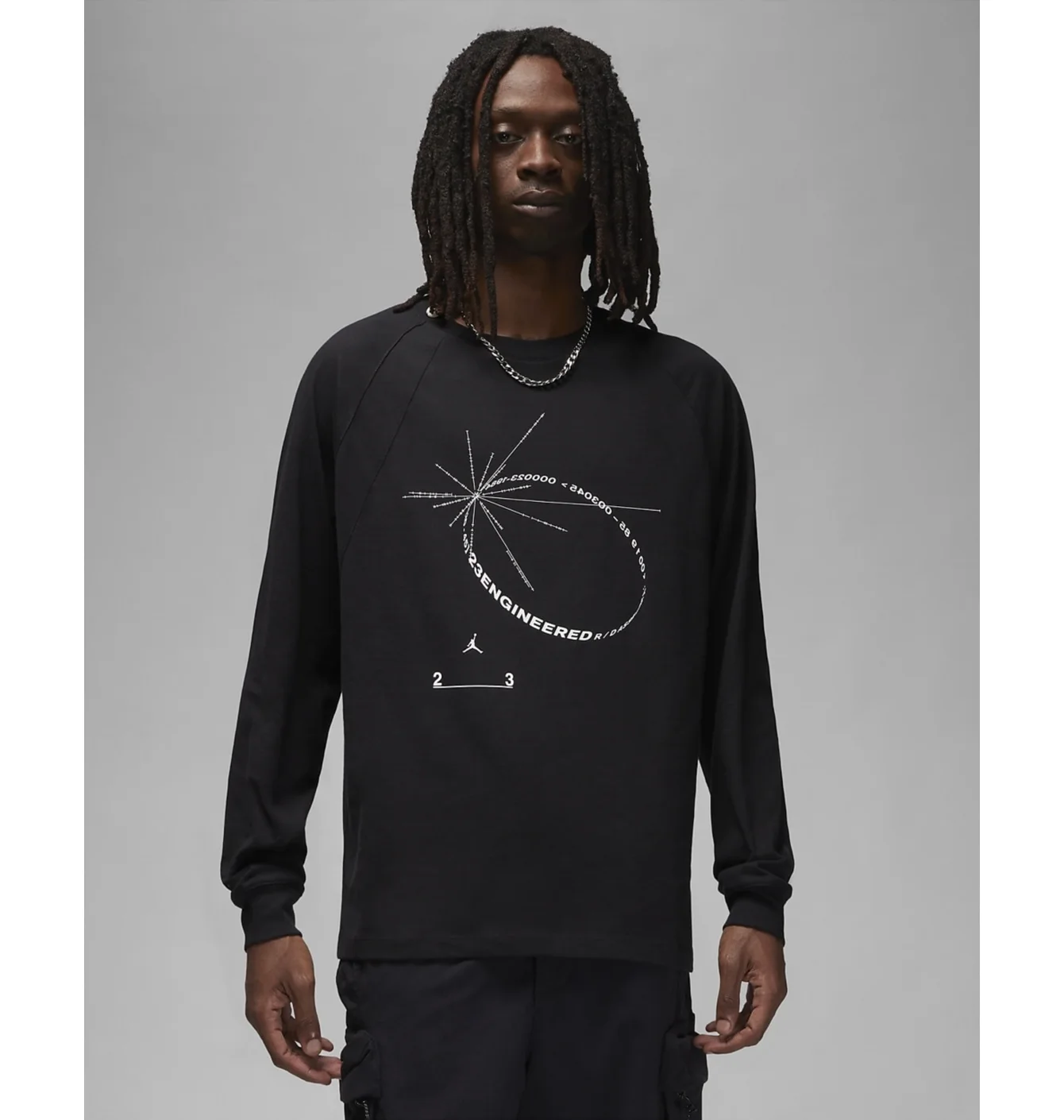 Світшот чоловічий Air Jordan 23E Stmt Ls Crew Black Dv1463-010