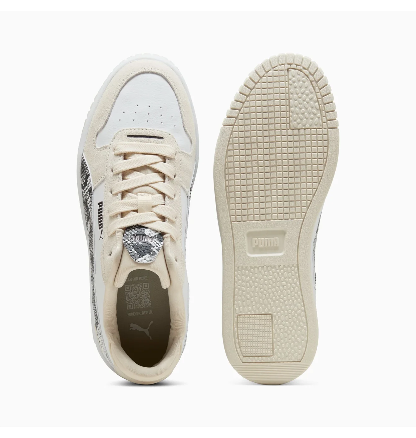 Кросівки жіночі Puma Carina Street Snake Chic White/Beige 401611-01