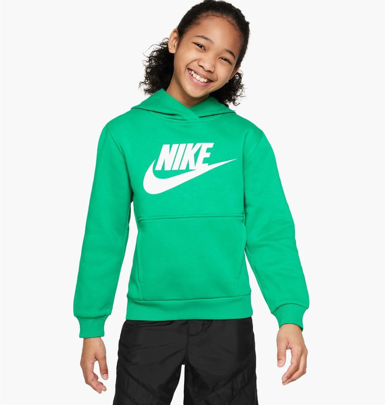 Худі дитяче Nike Nsw Club Flc Hdy Green FD2988-010