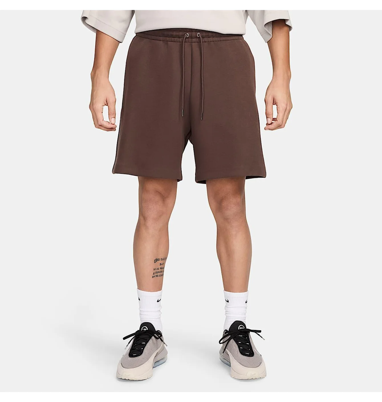 Шорти чоловічі Nike Tech Fleece Brown FN3933-237