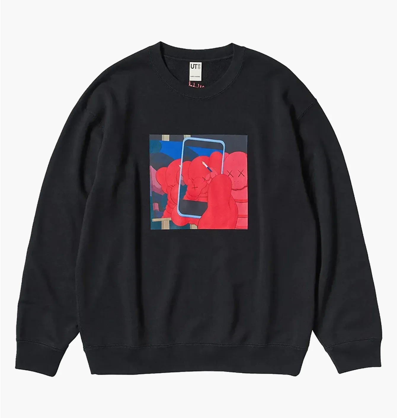 Світшот унісекс Uniqlo Kaws Warhol Graphic Sweatshirt Black E476119-000