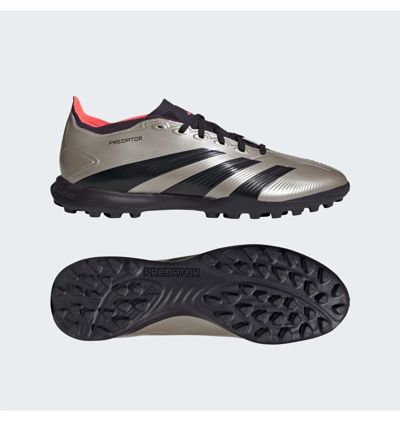 Сороконіжки унісекс Adidas Predator League Turf Soccer Shoes Metallic IF6376