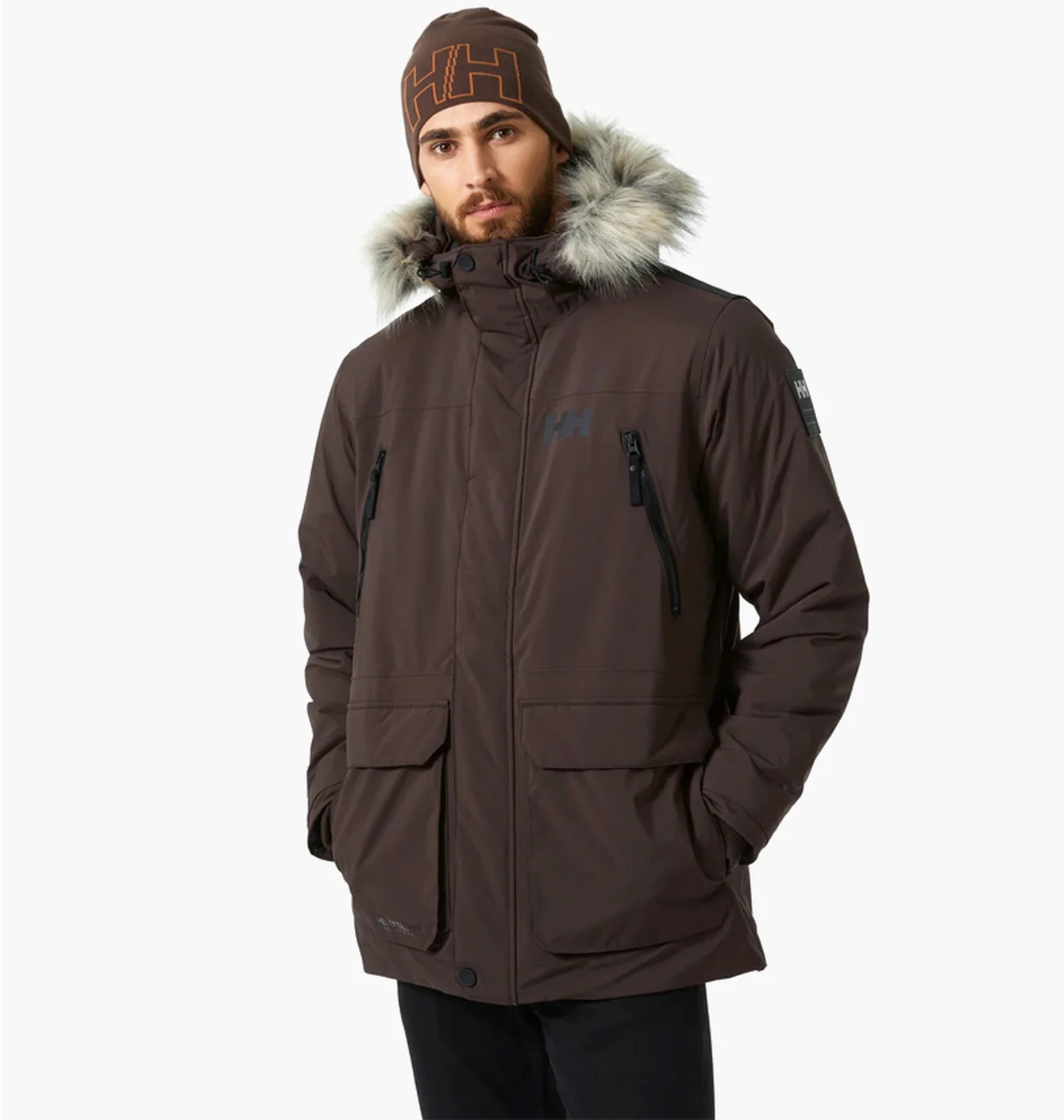 Куртка чоловіча Helly Hansen Reine Parka Brown 53630-755