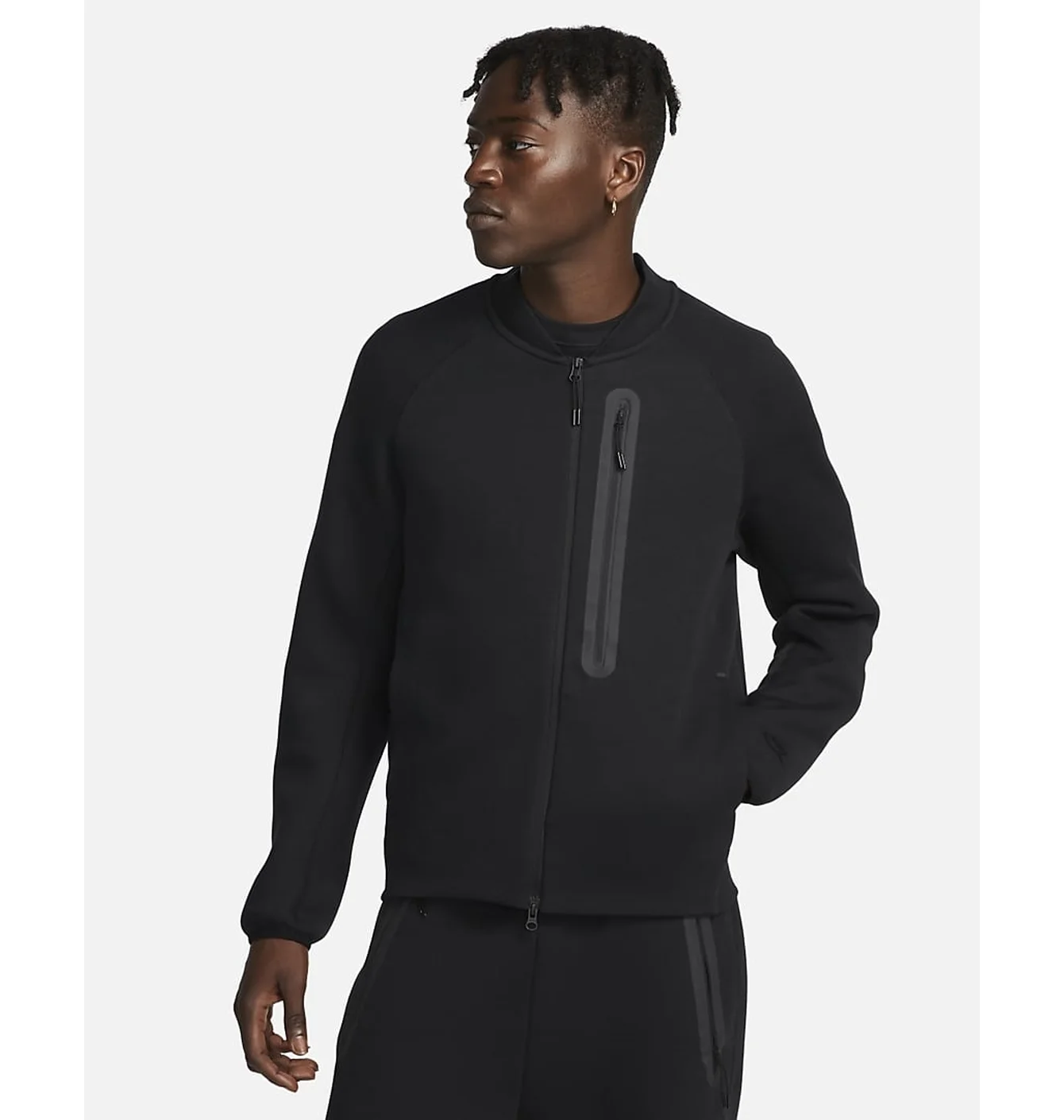 Бомбер чоловічий Nike Sportswear Tech Fleece Black FB8008-010