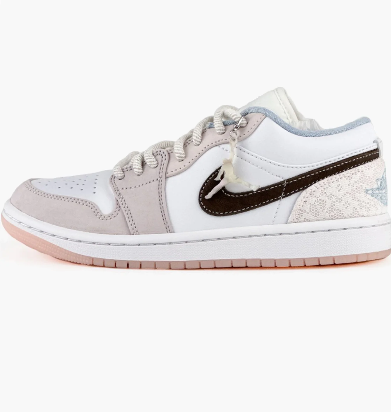 Кросівки жіночі Air Jordan 1 Low White/Grey IB8859-101